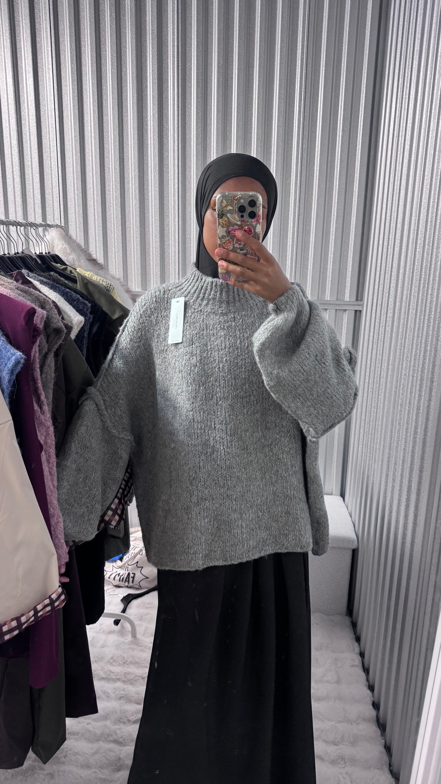 Pull col montant