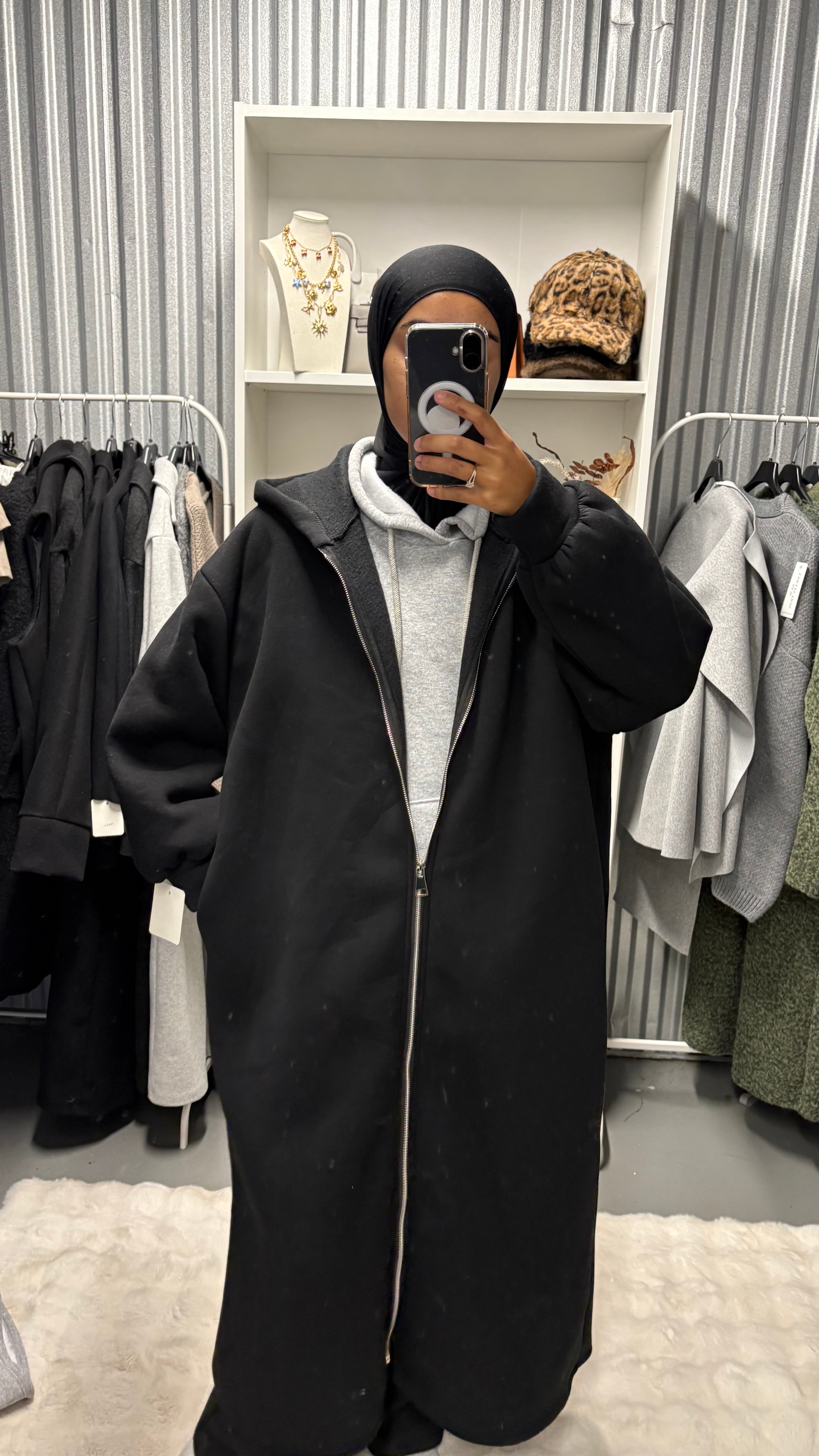 Veste jogging longue