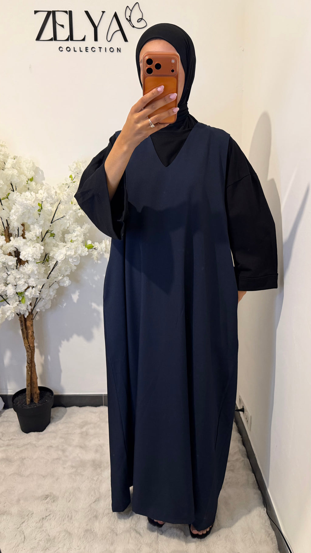 Robe col V