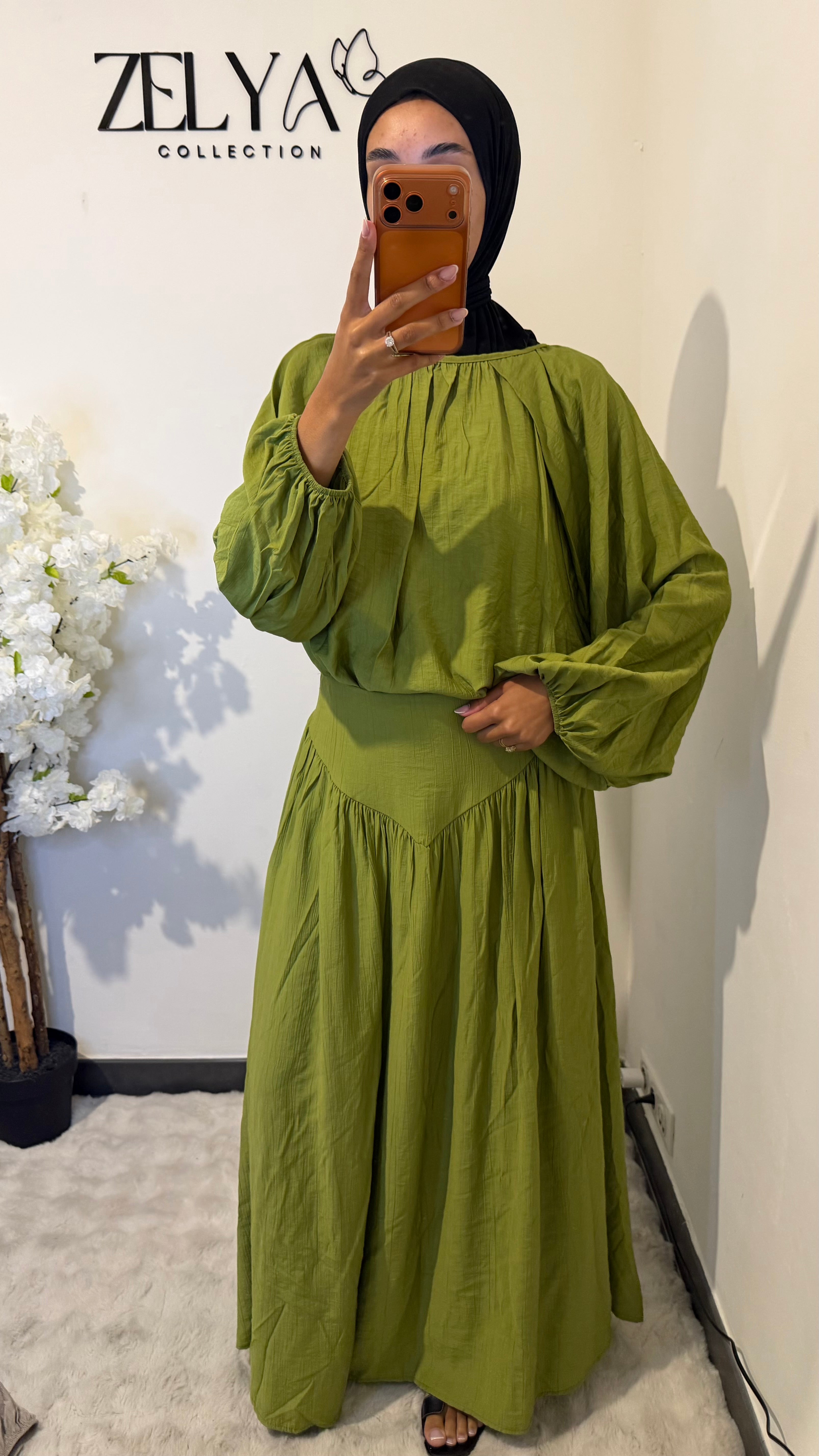 Ensemble jupe avec détails