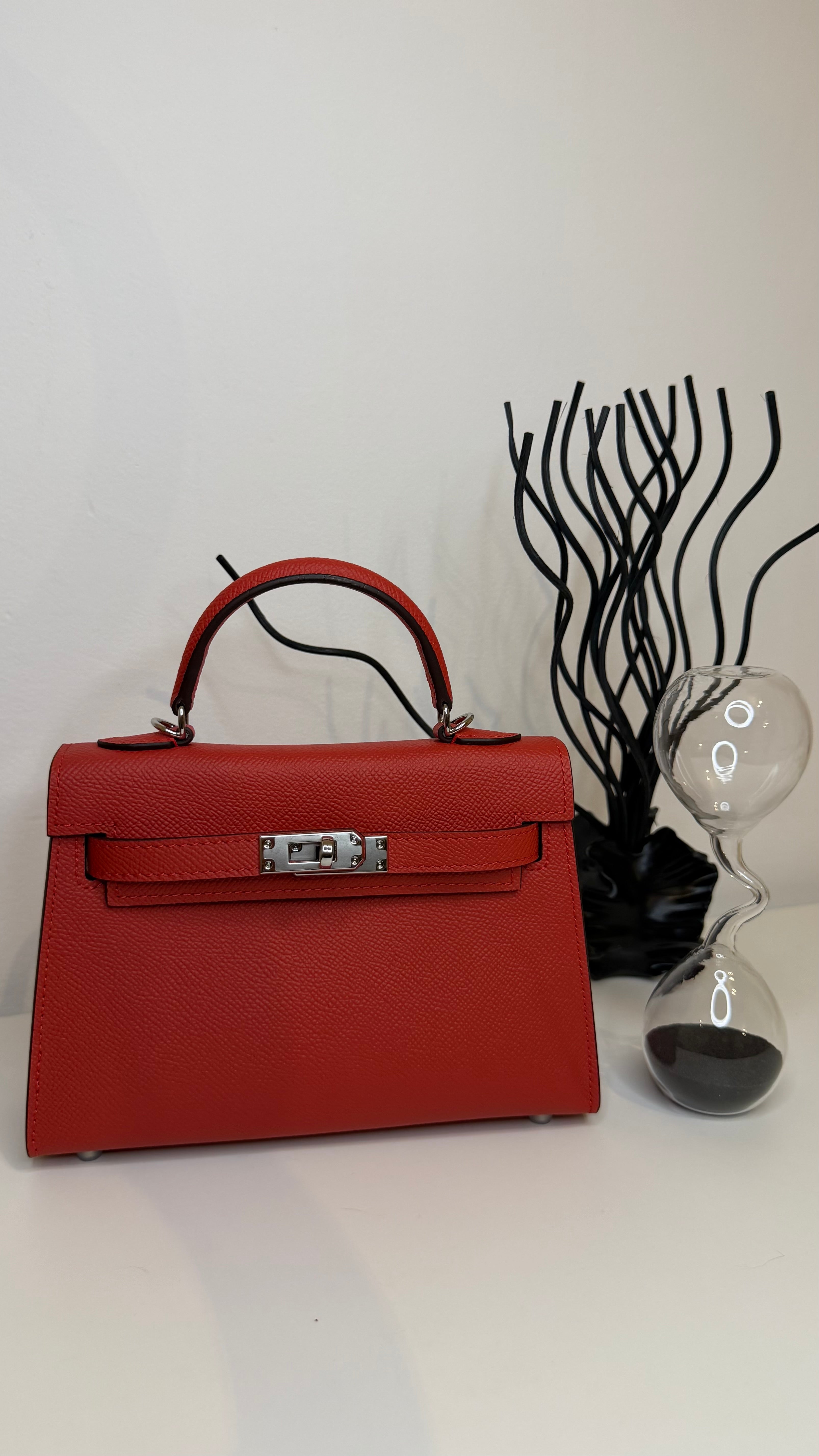 Sac K 19cm cuir véritable