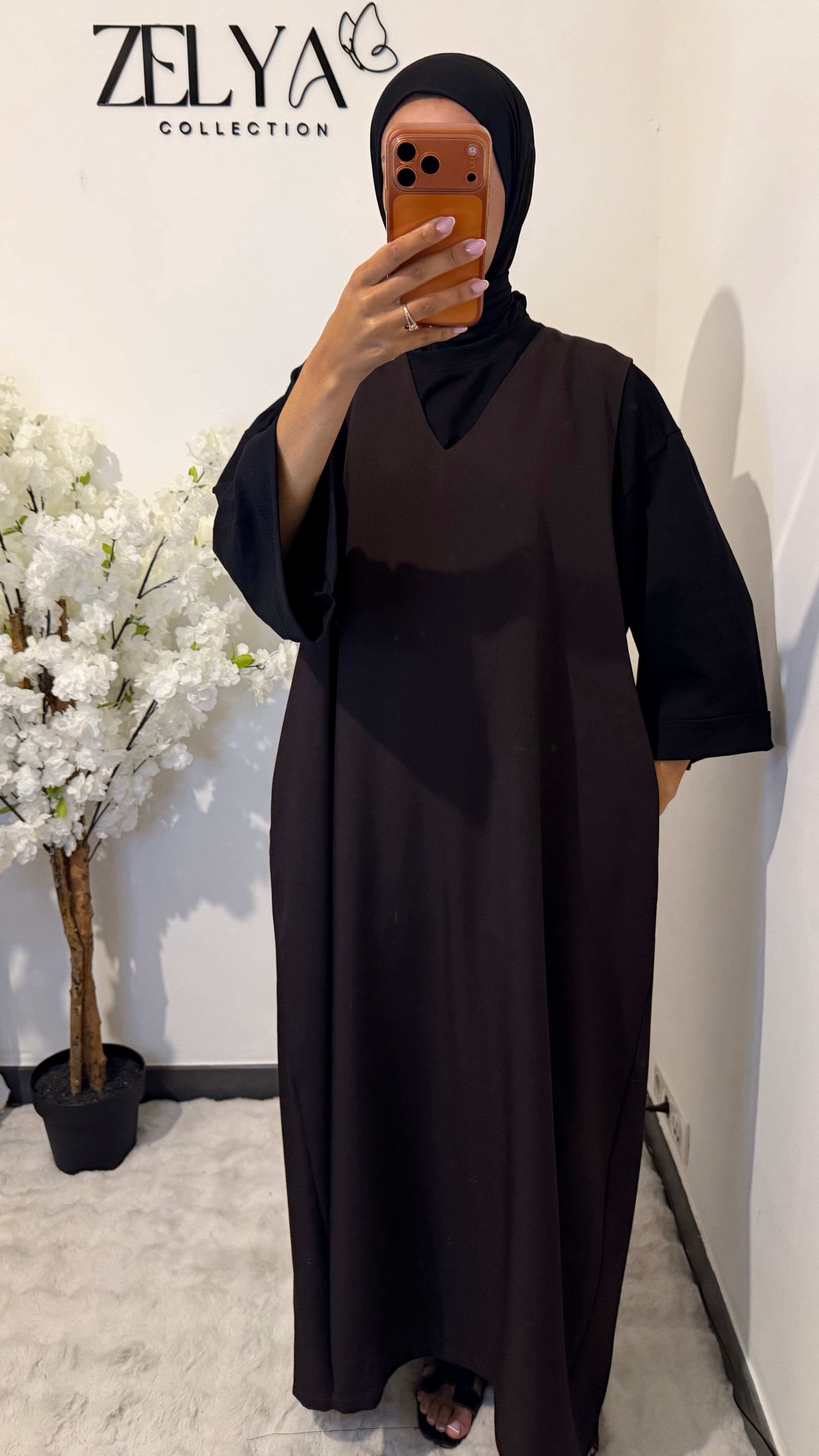 Robe col V