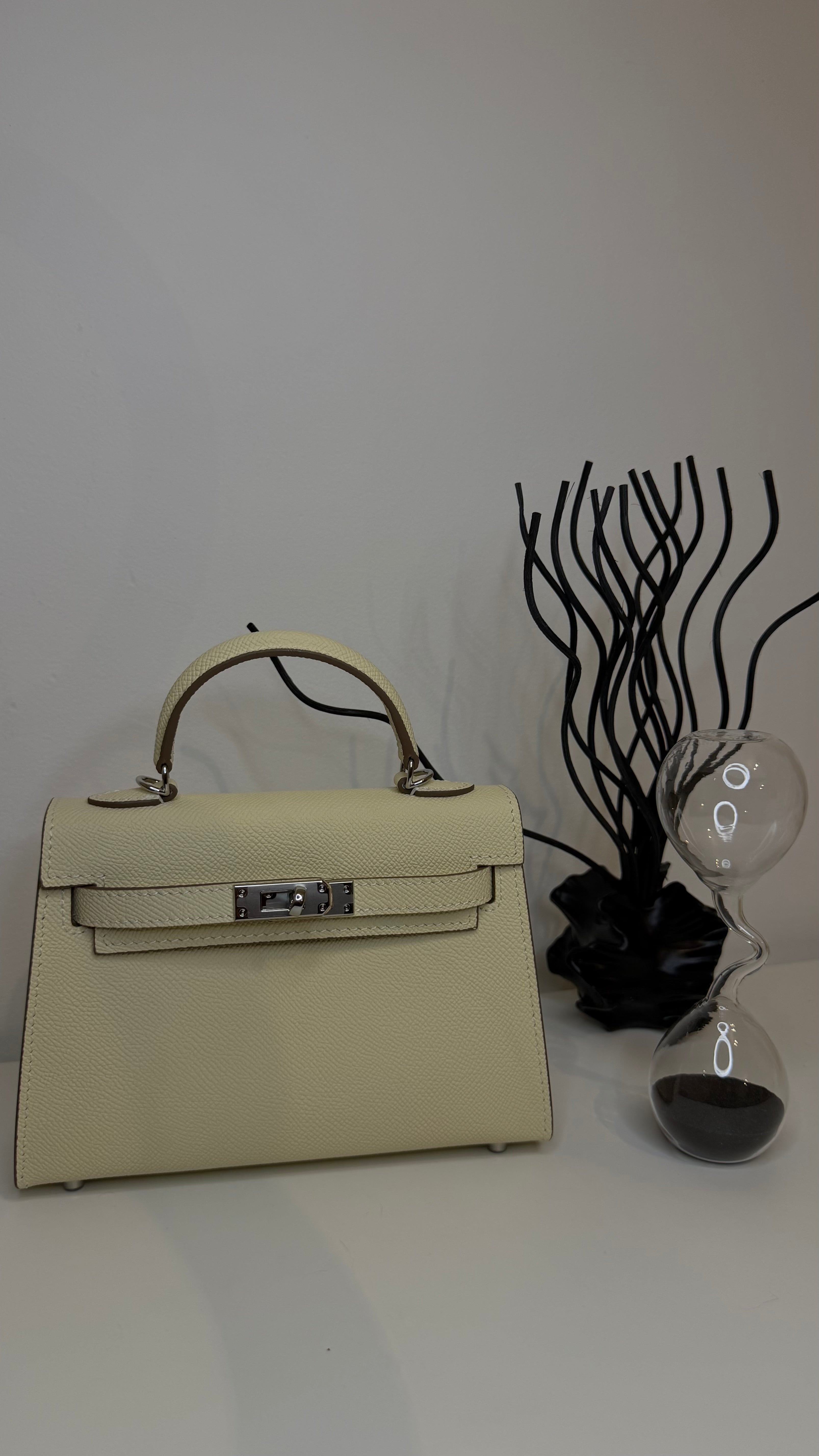 Sac K 19cm cuir véritable
