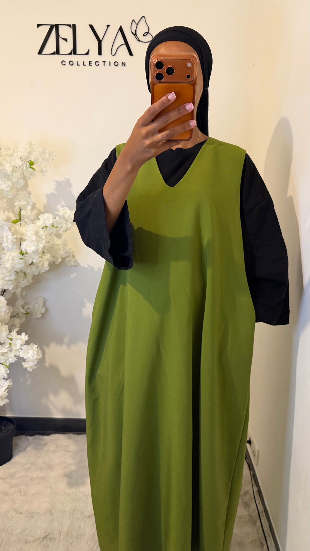 Robe col V
