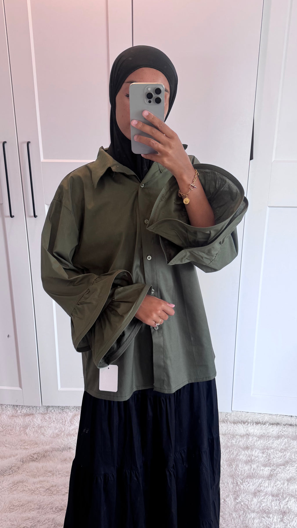 Chemise manches bouffantes