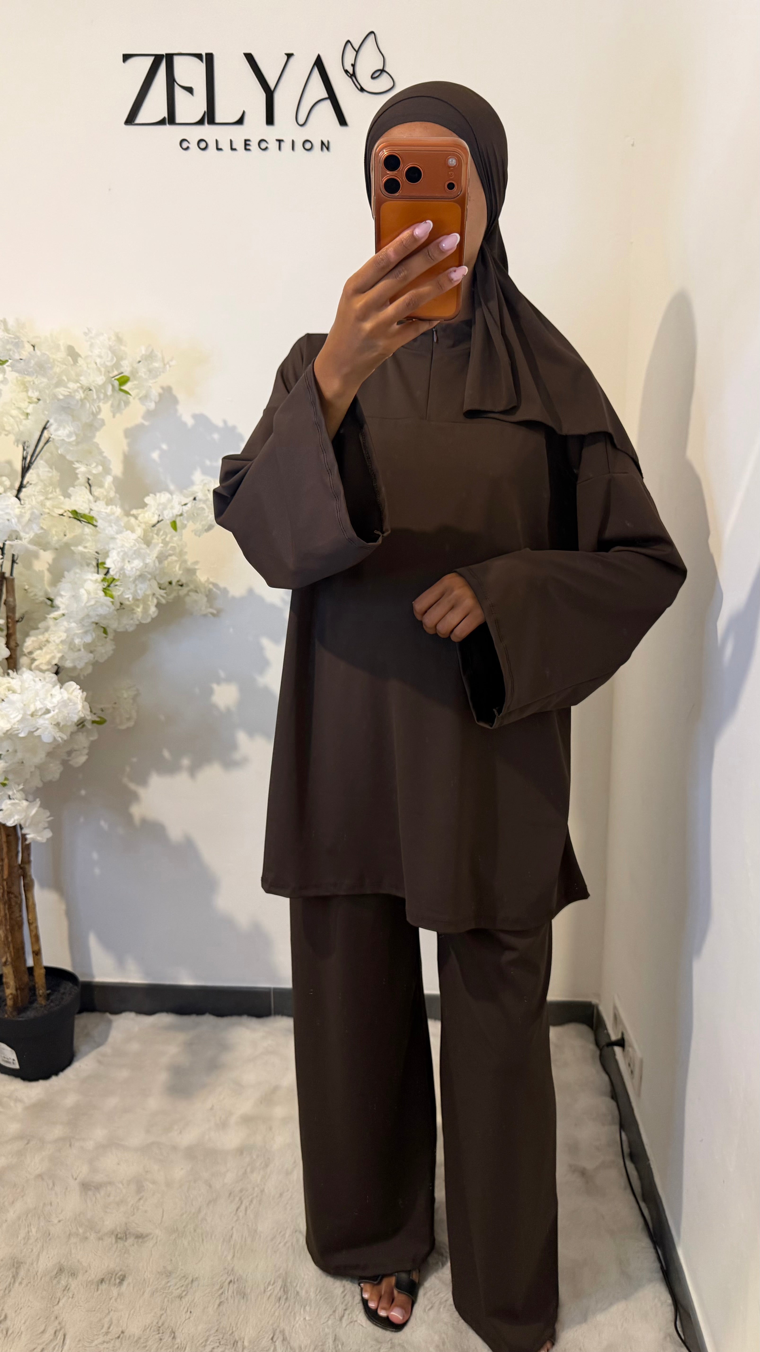 Burkini 3 pièces avec zip