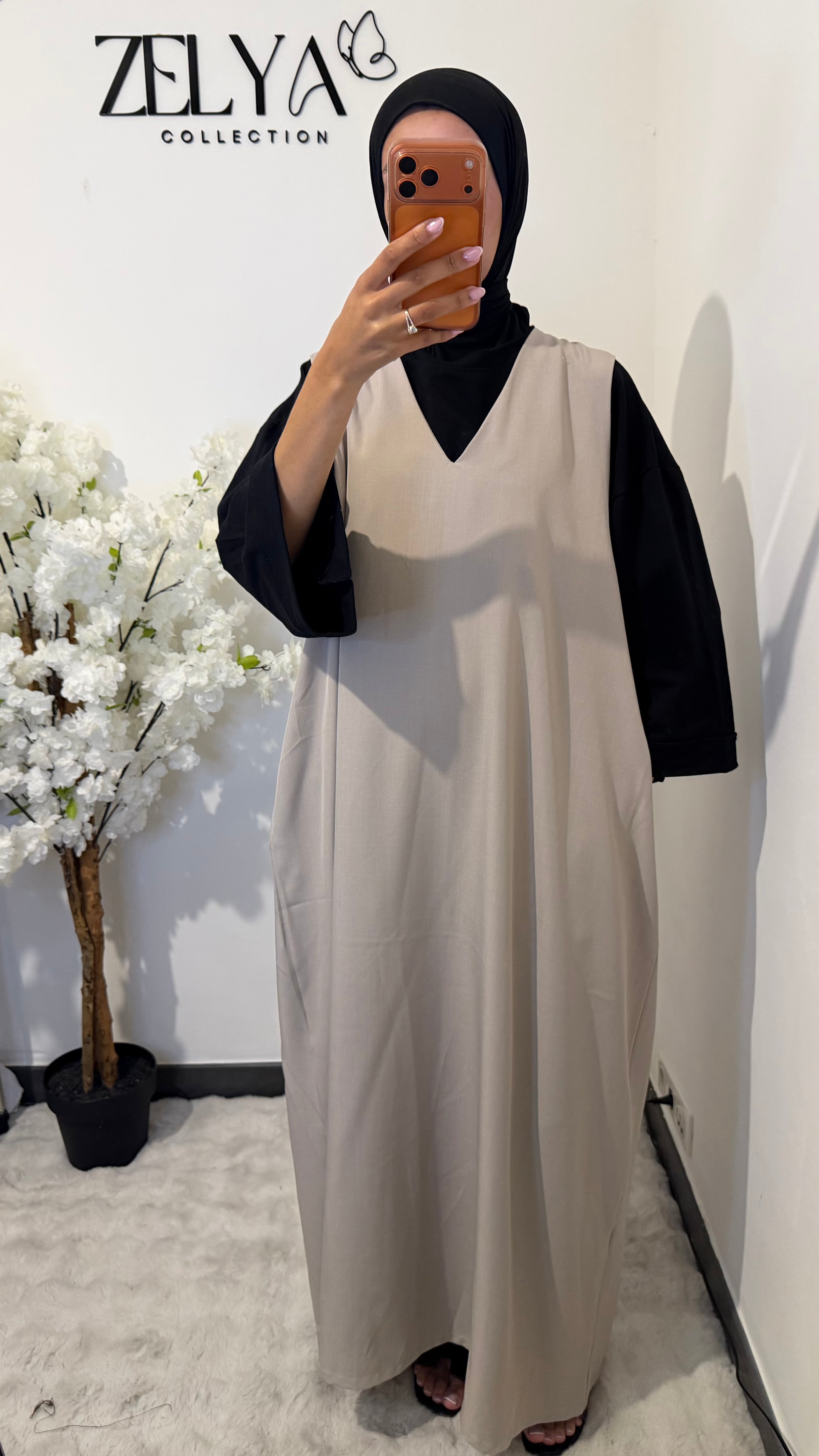 Robe col V