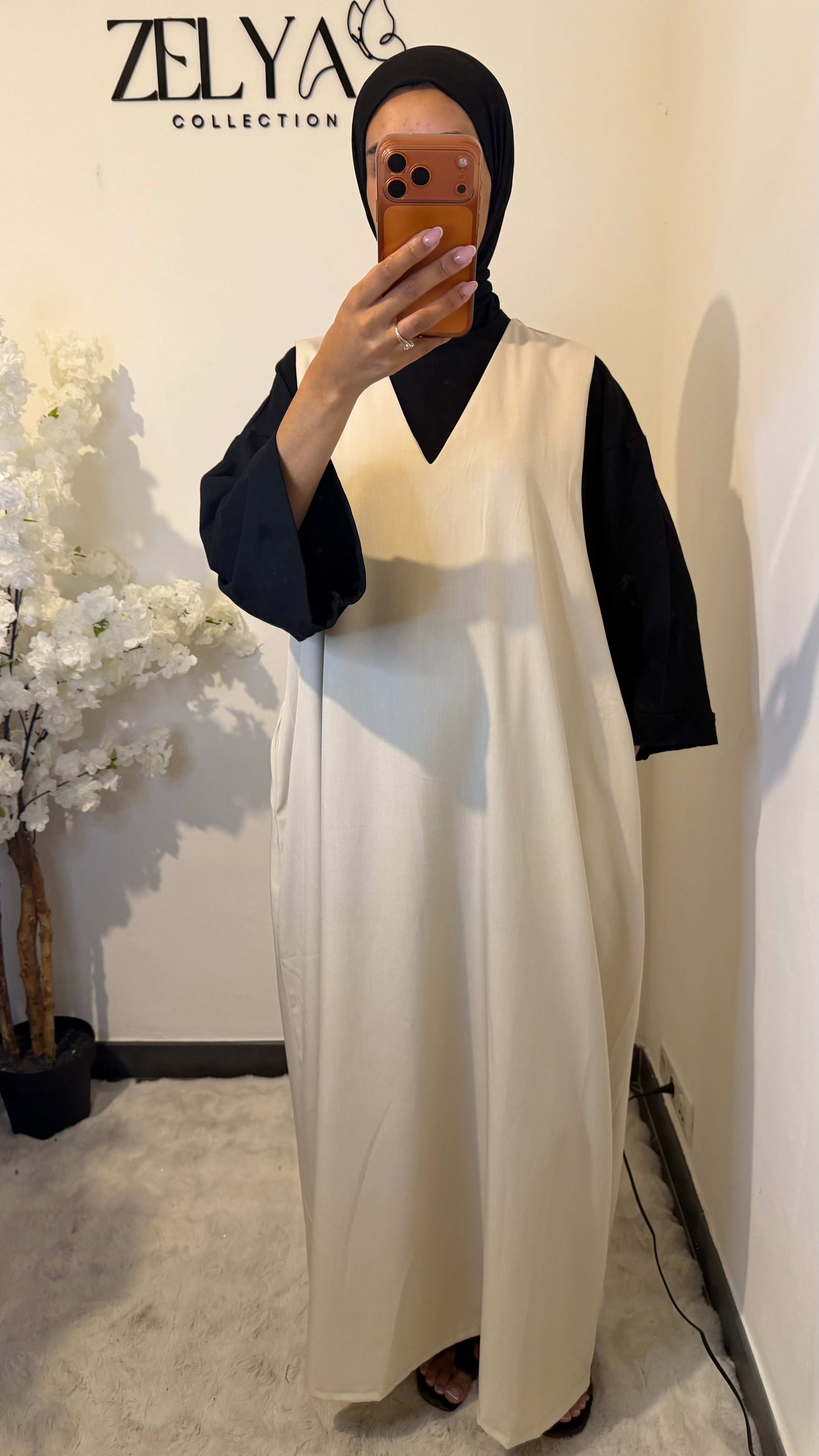 Robe col V