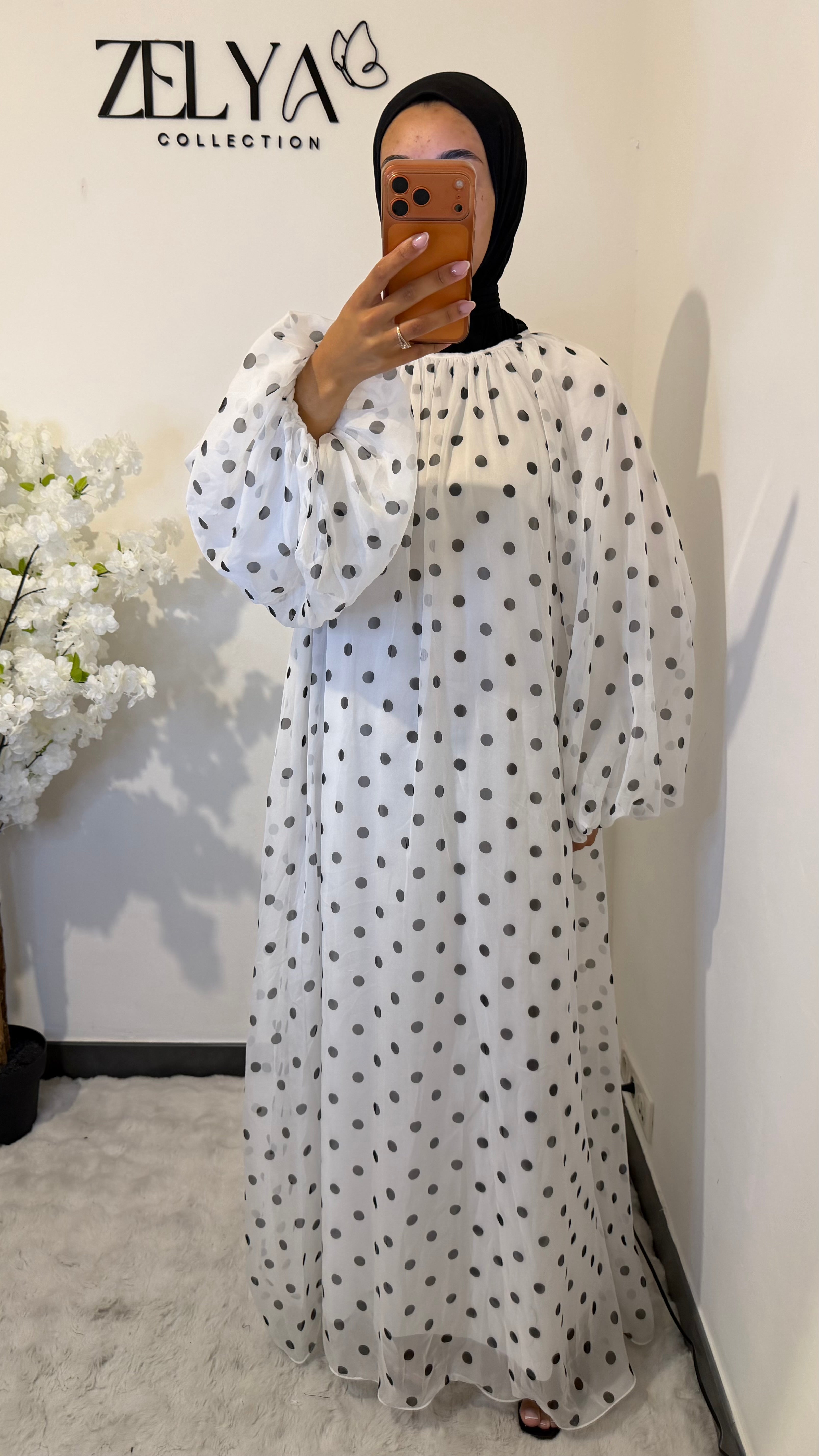 Robe à pois