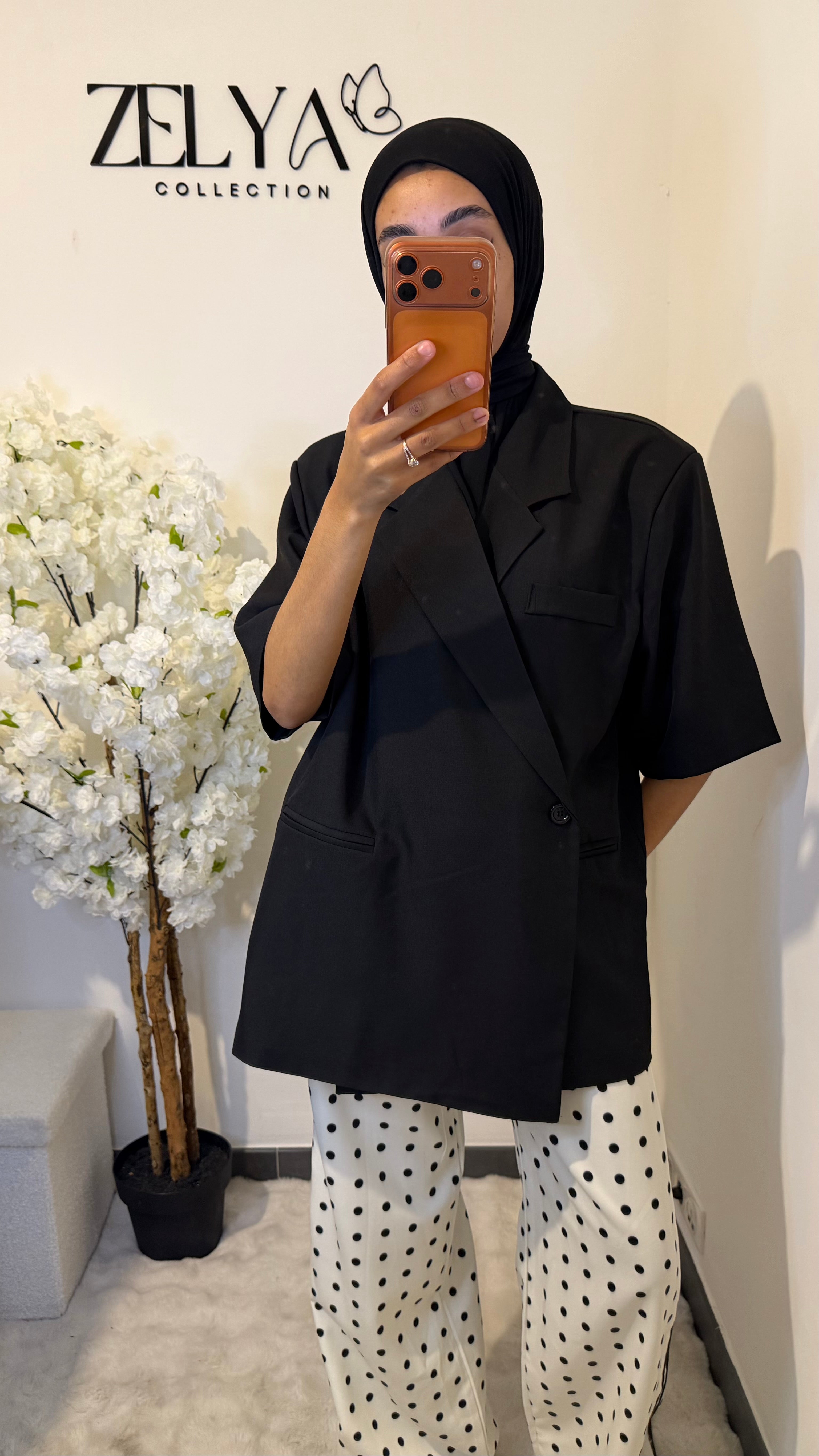 Blazer sans fente