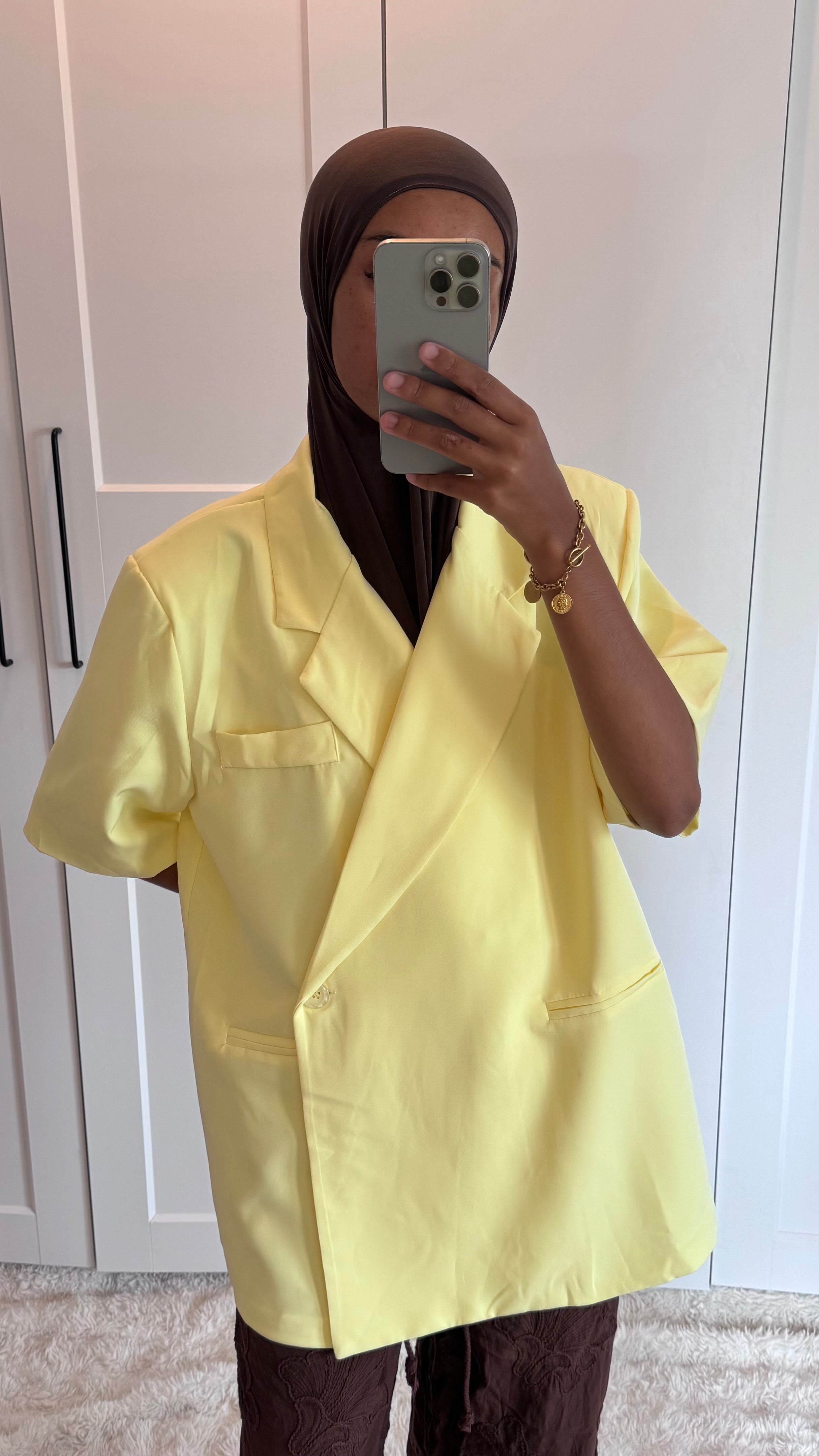 Blazer manches courtes