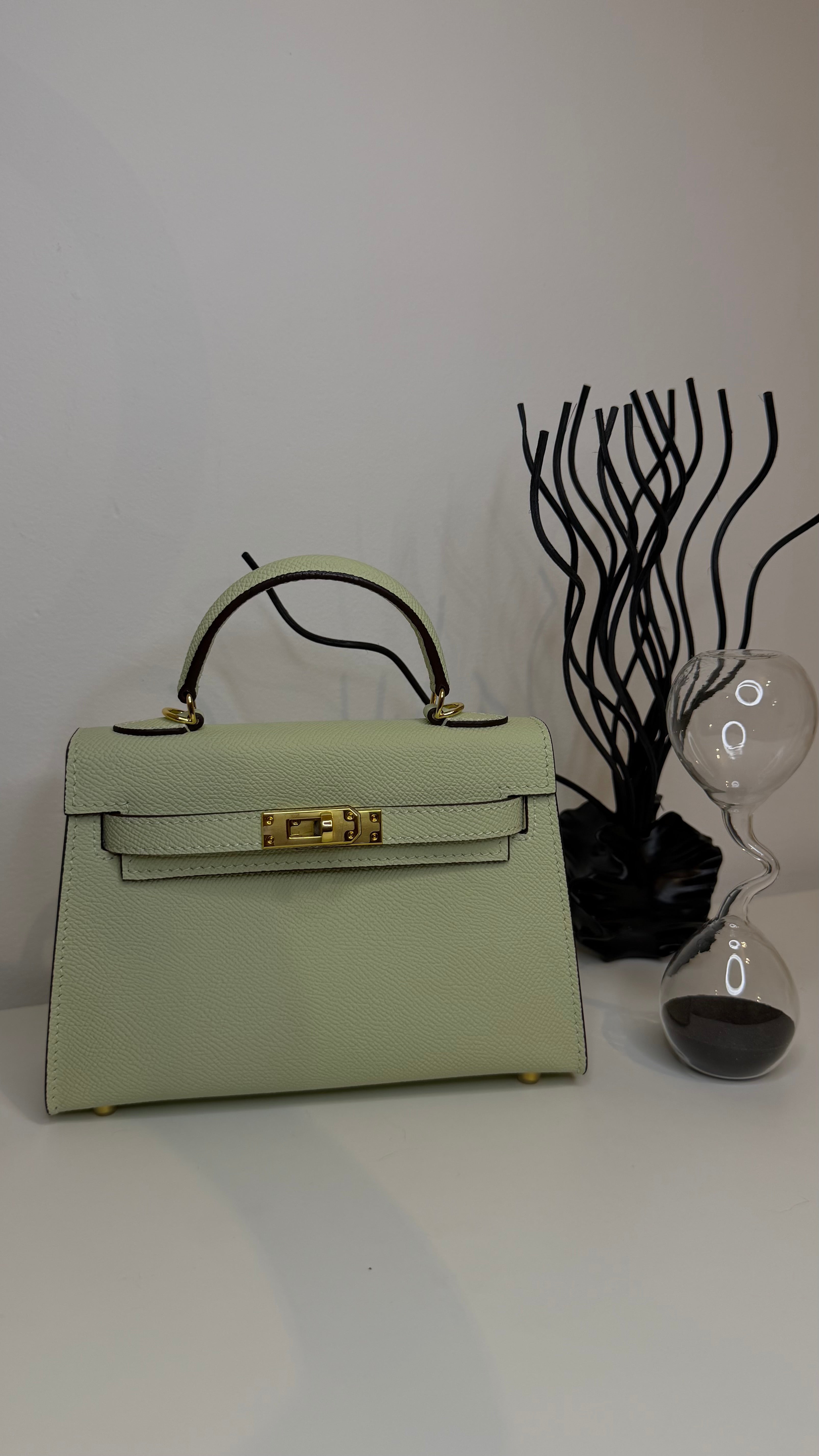 Sac K 19cm cuir véritable