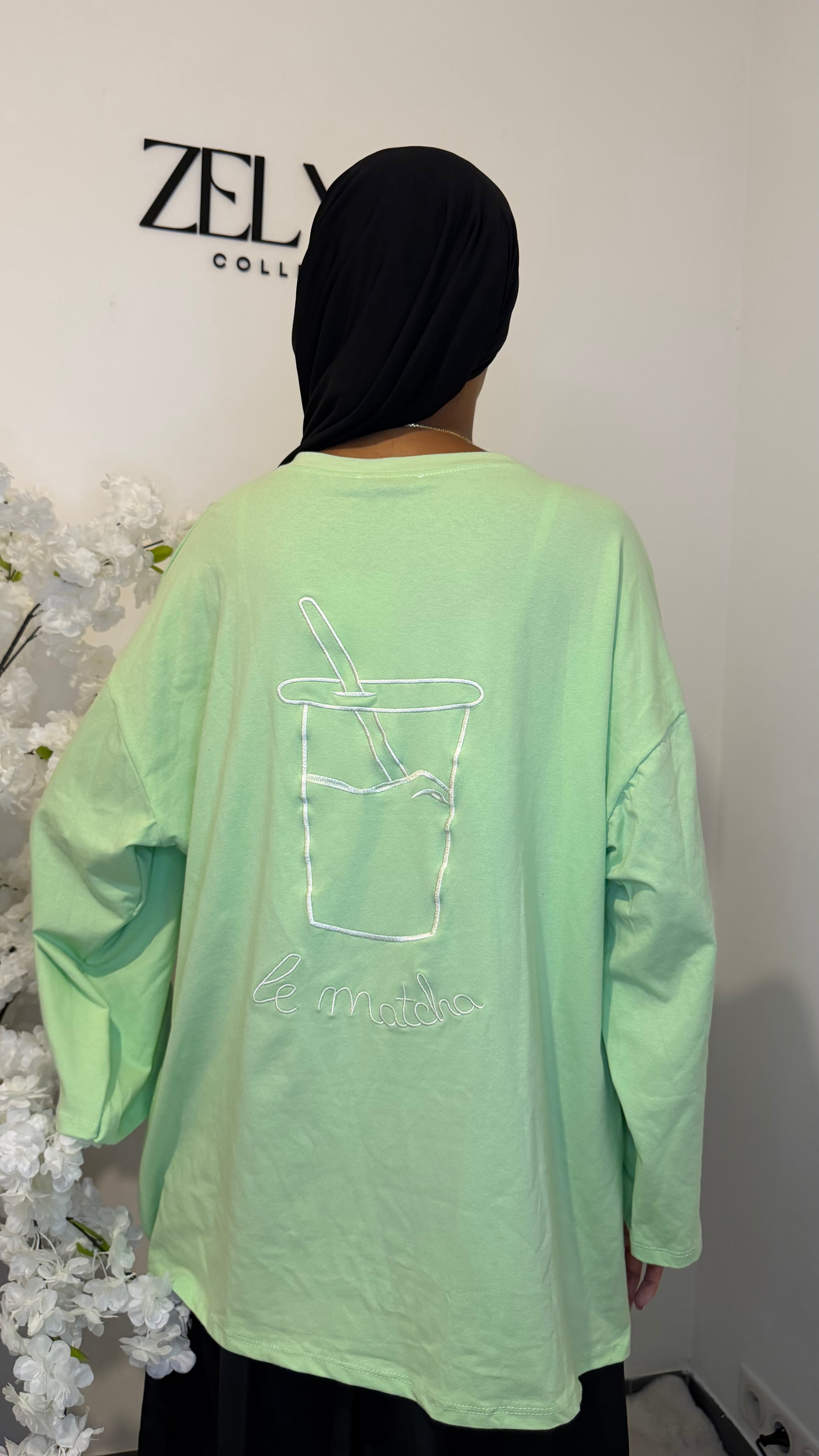 T shirt matcha
