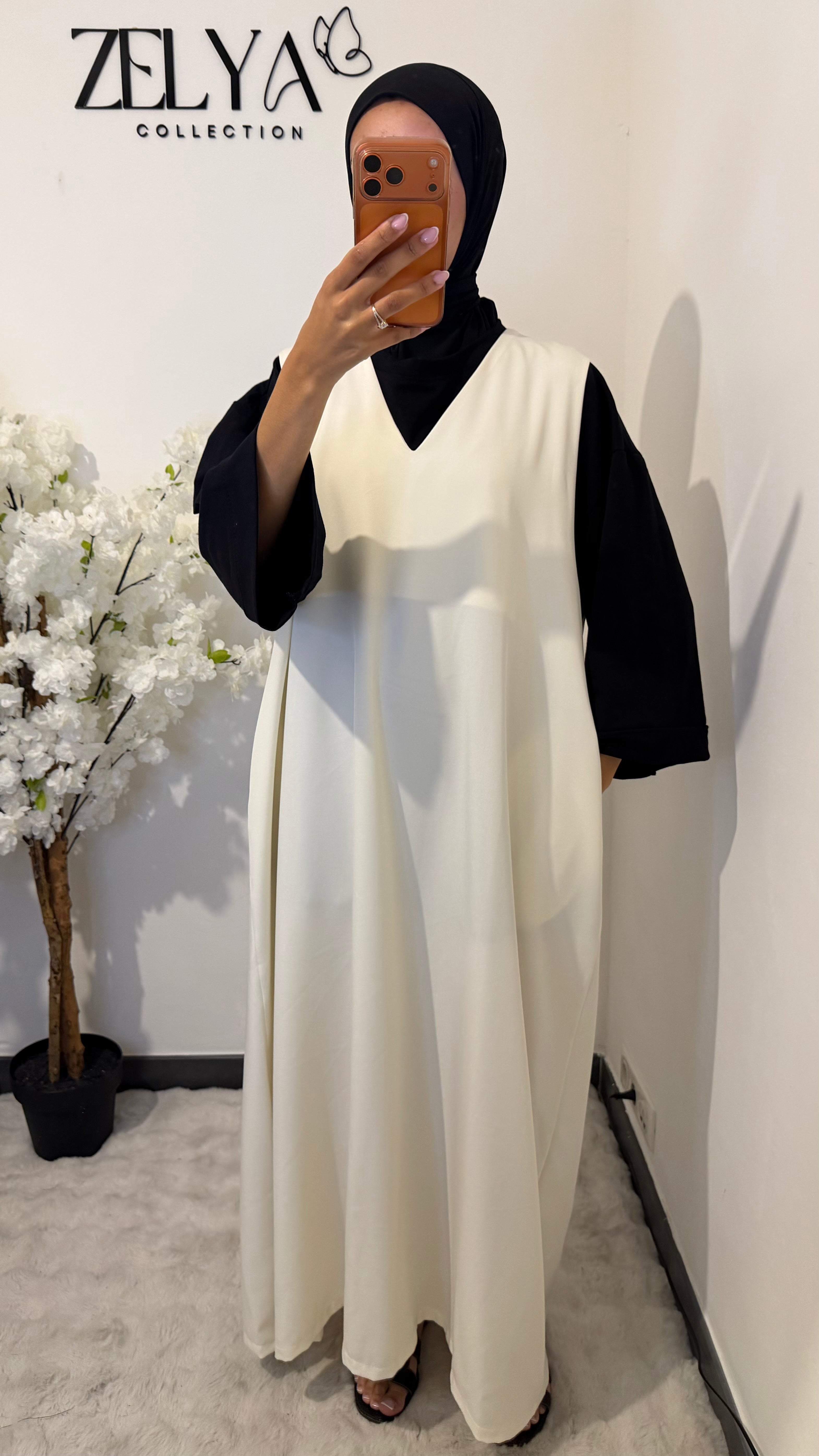 Robe col V