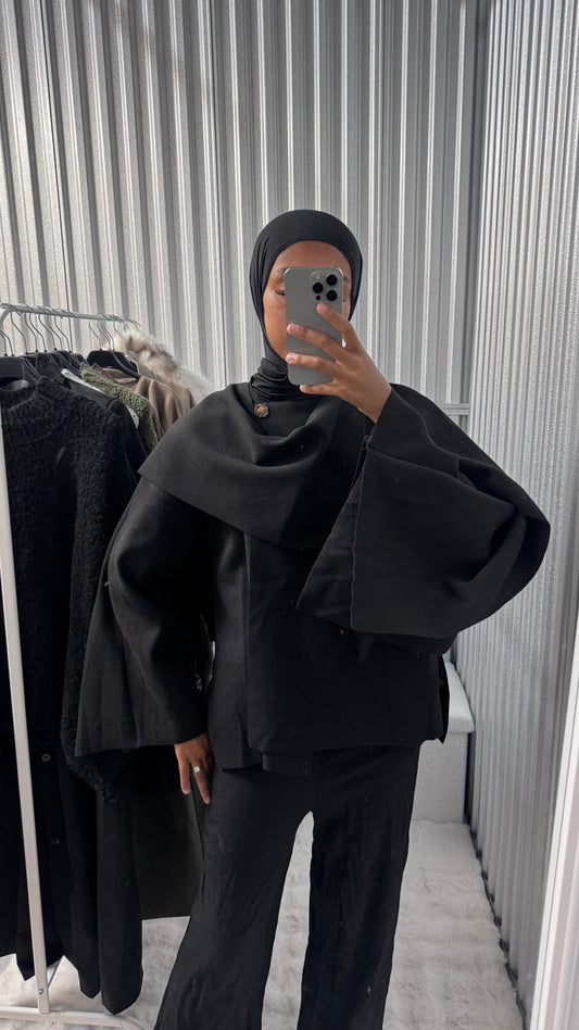 Veste cape écharpe
