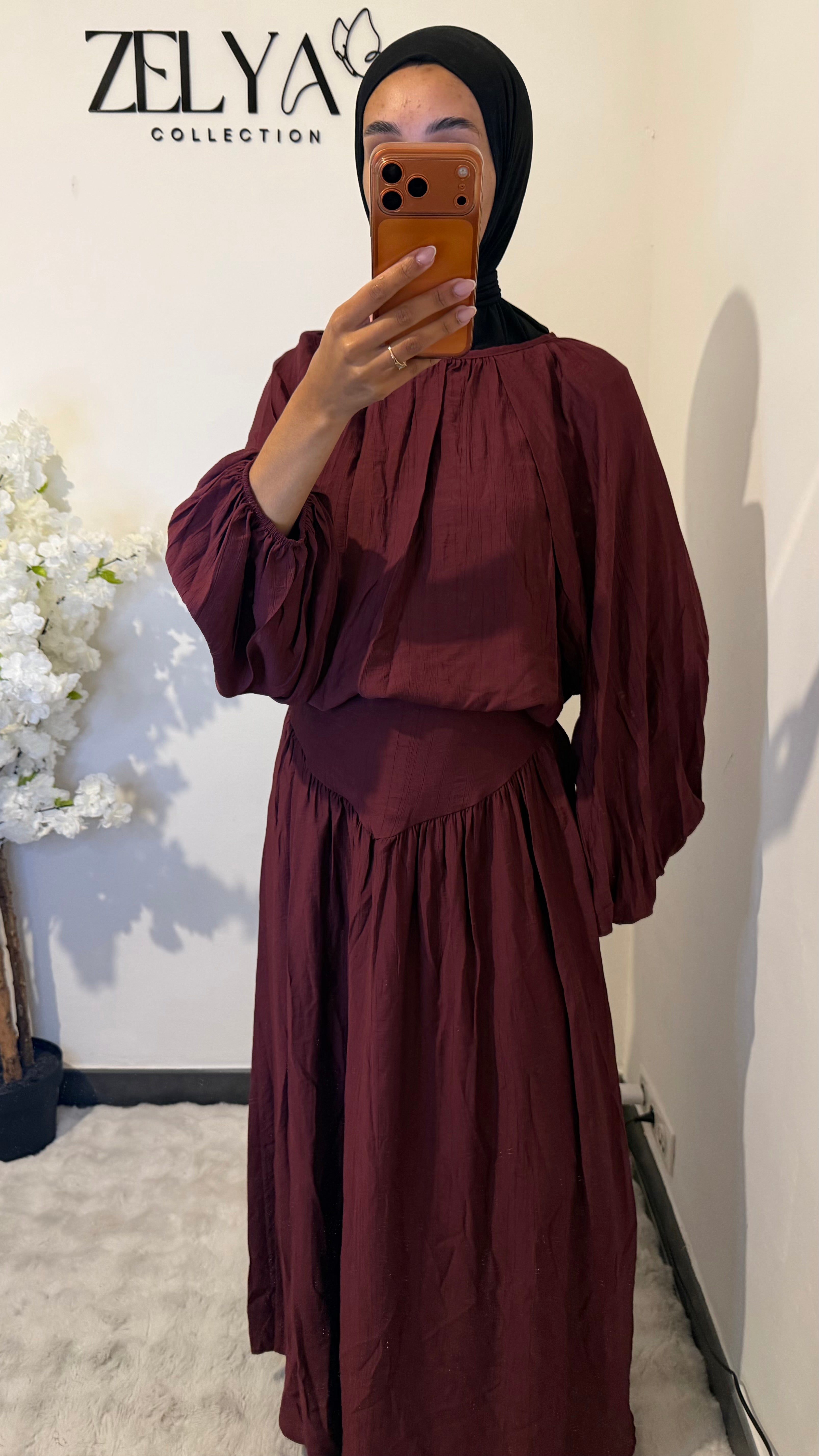 Ensemble jupe avec détails