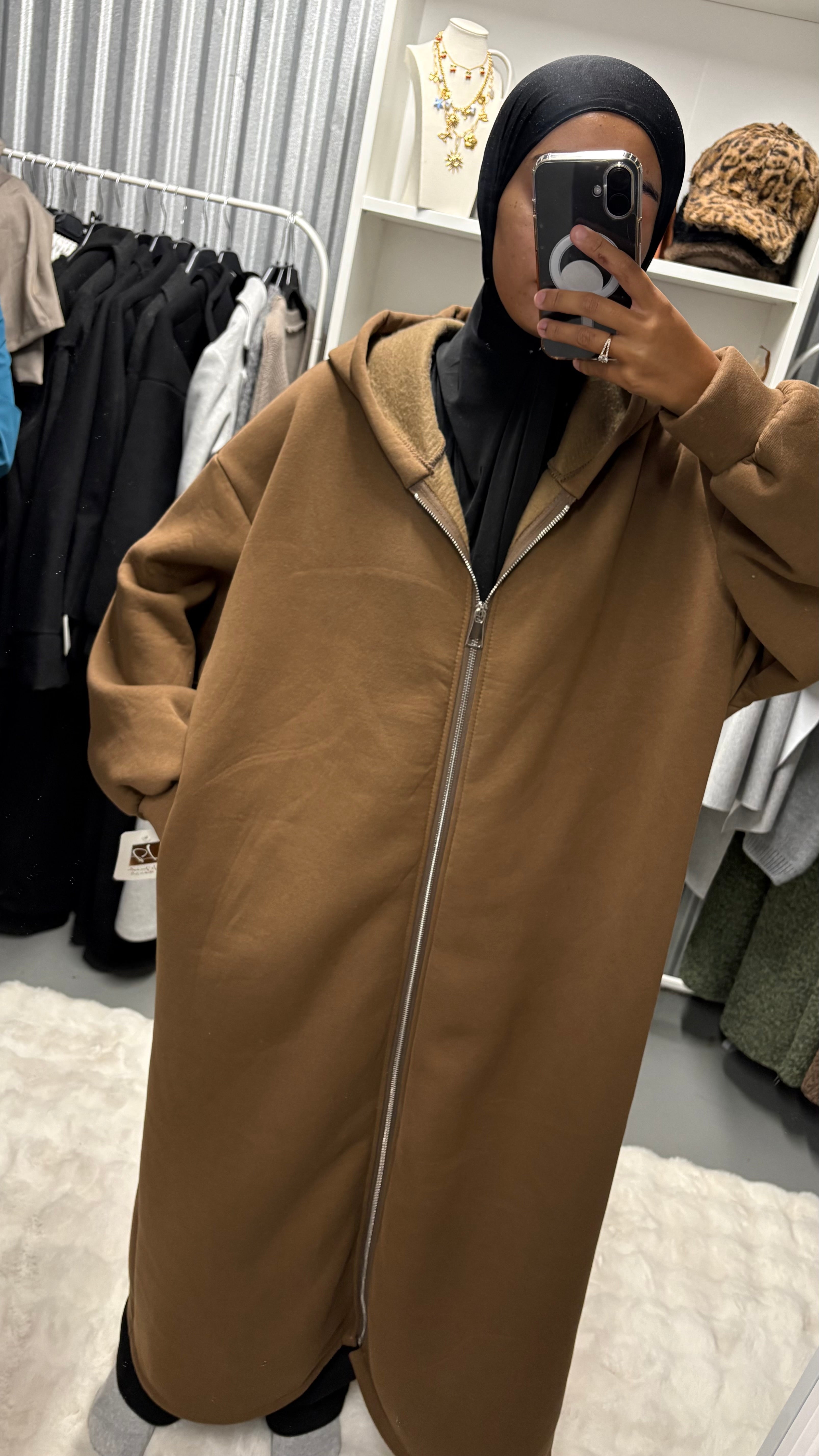 Veste jogging longue