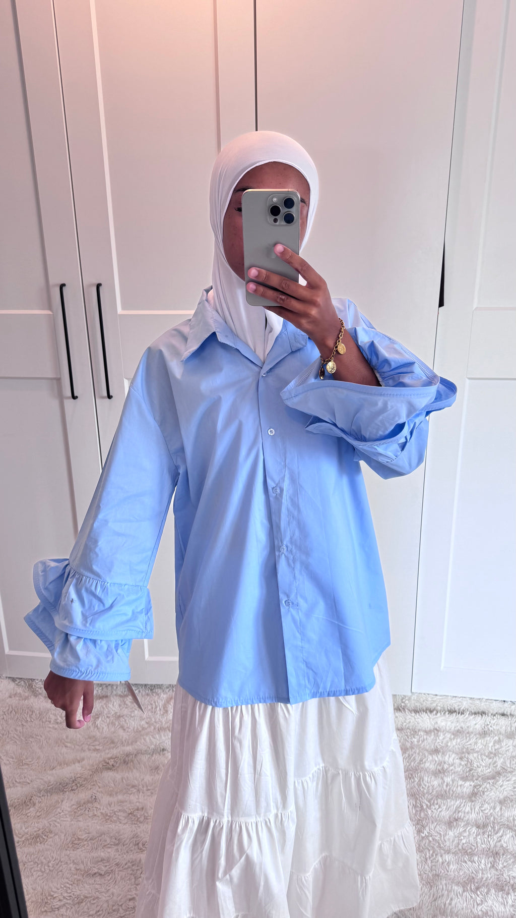 Chemise manches bouffantes