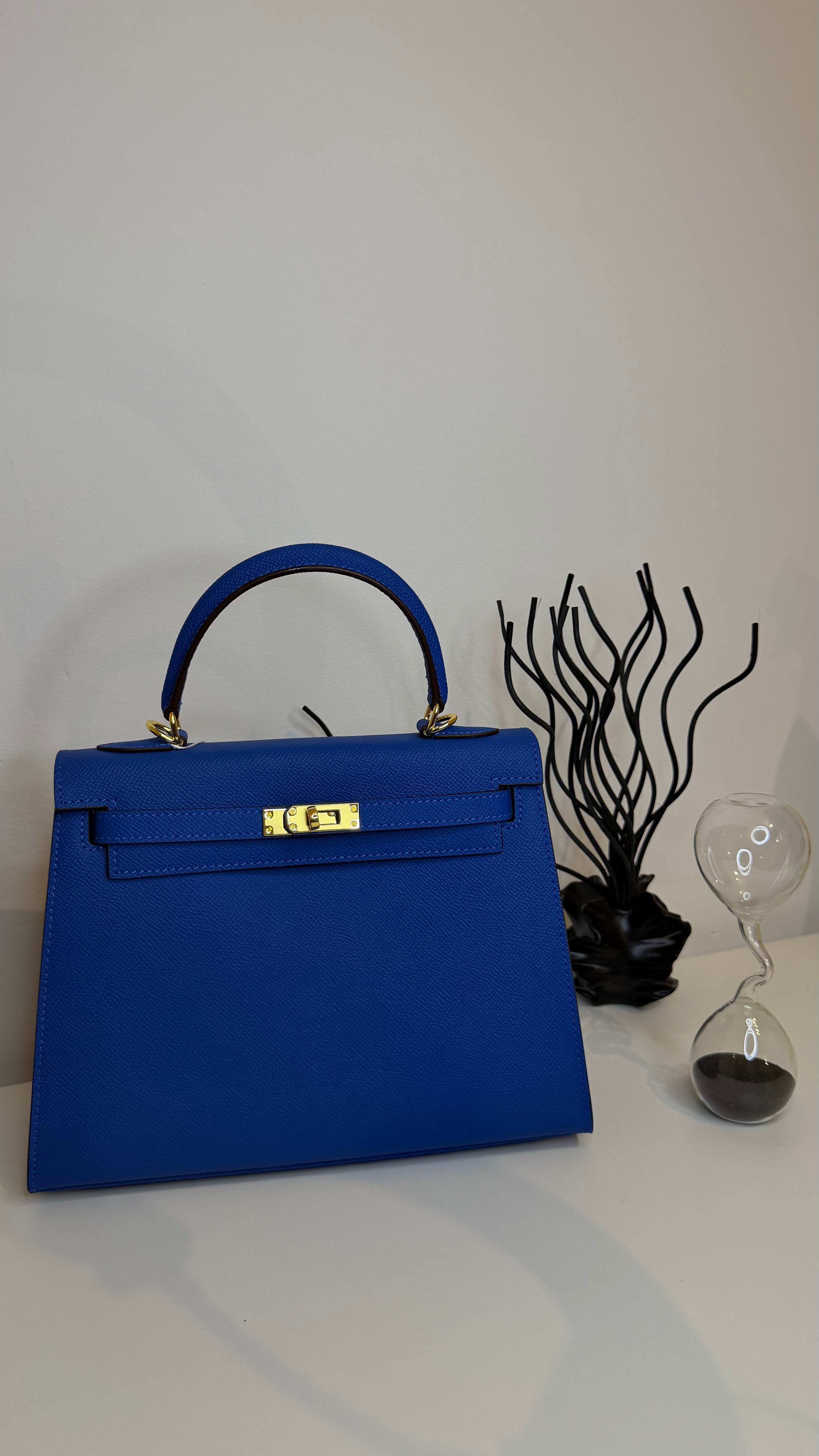 Sac K 25 cm cuir véritable