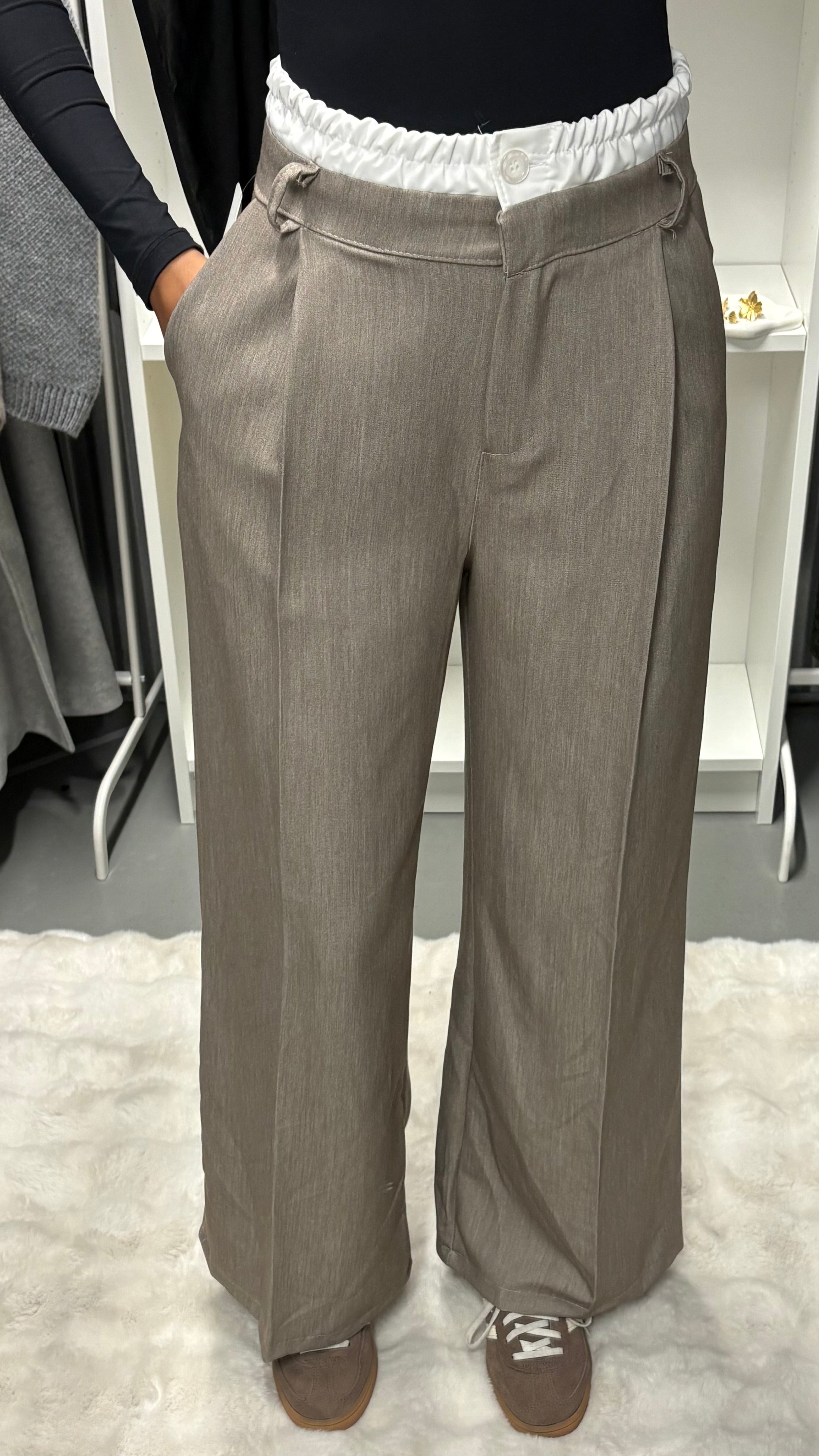 Pantalon double taille