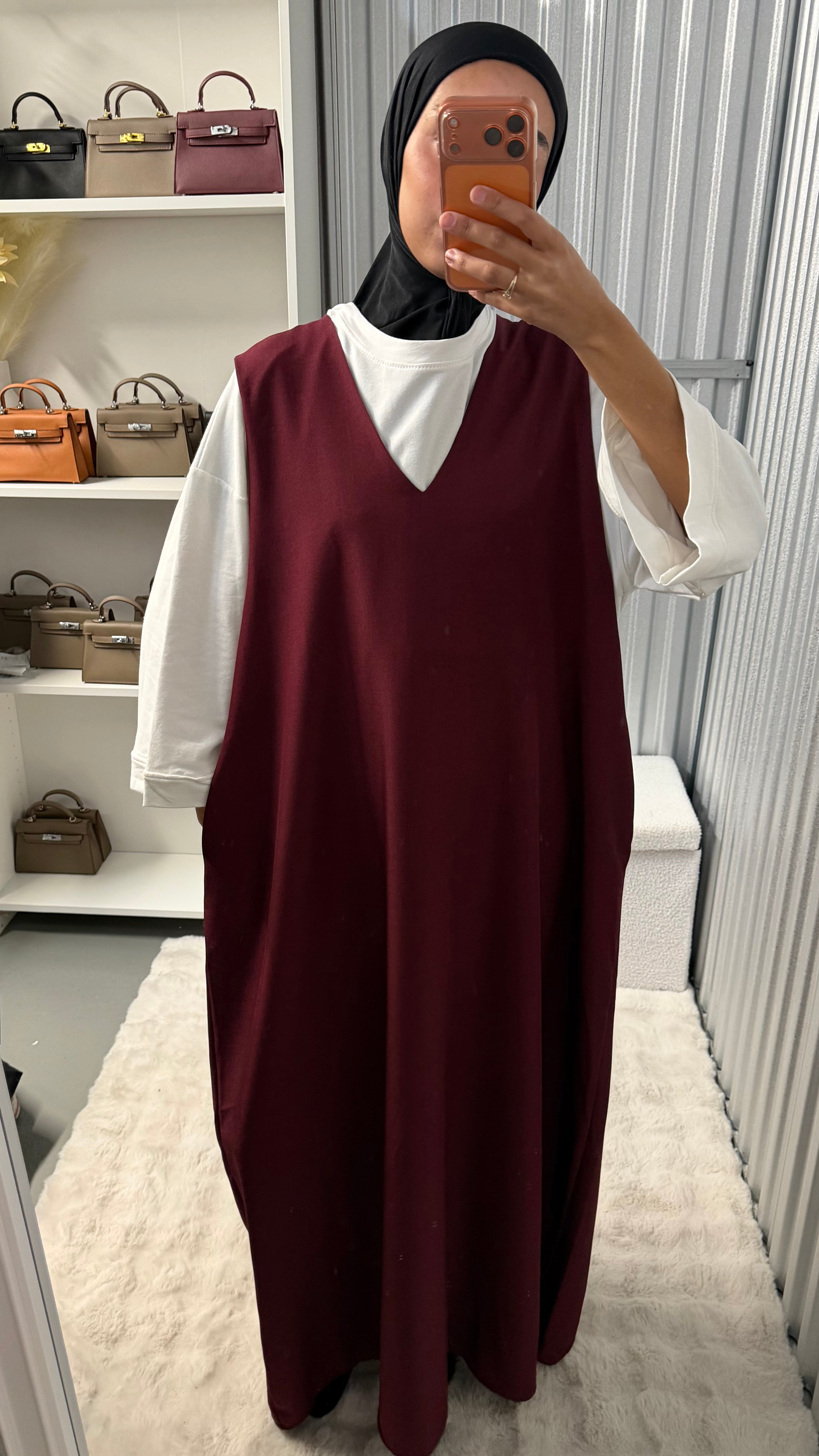 Robe col V
