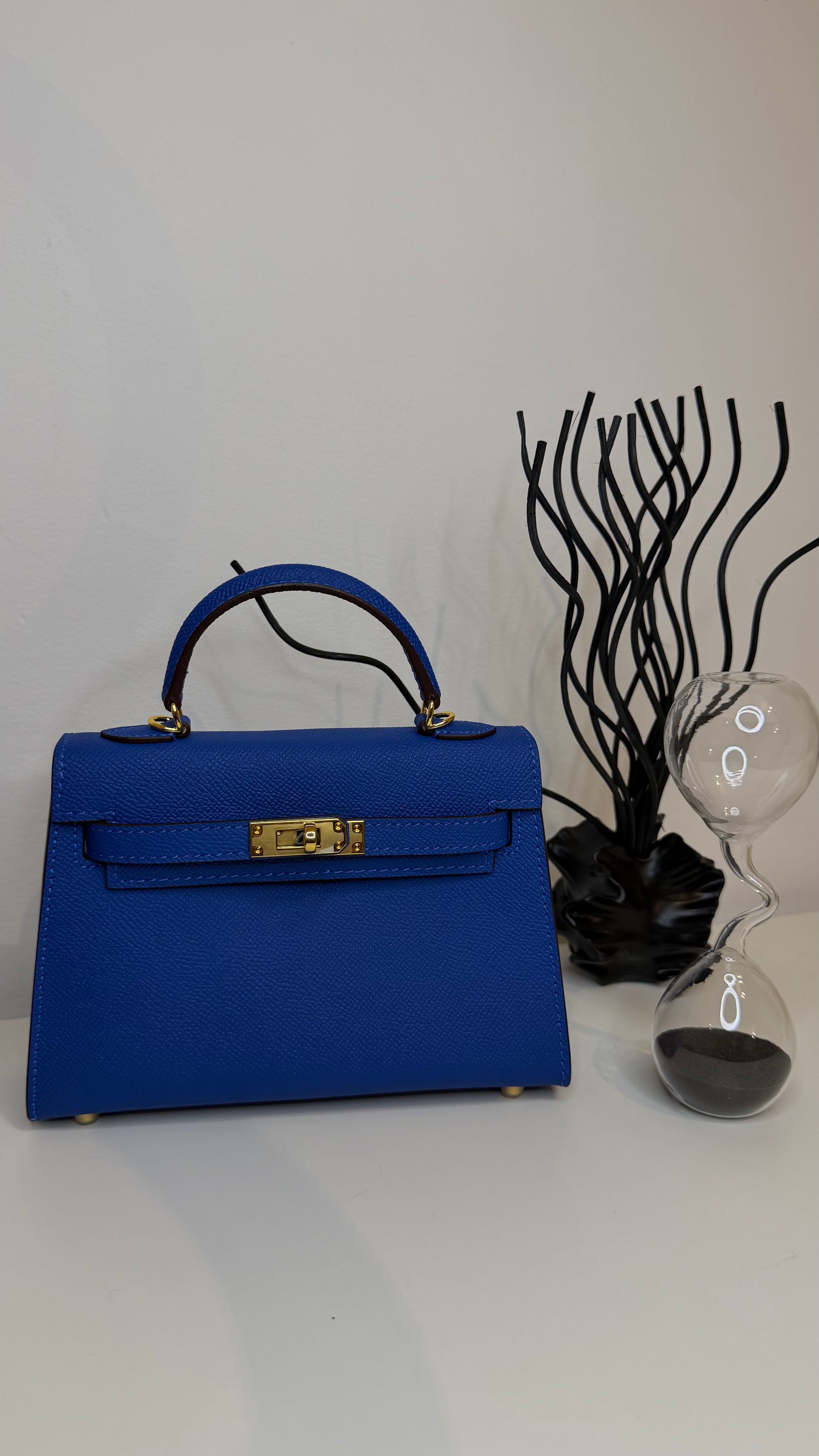 Sac K 19cm cuir véritable