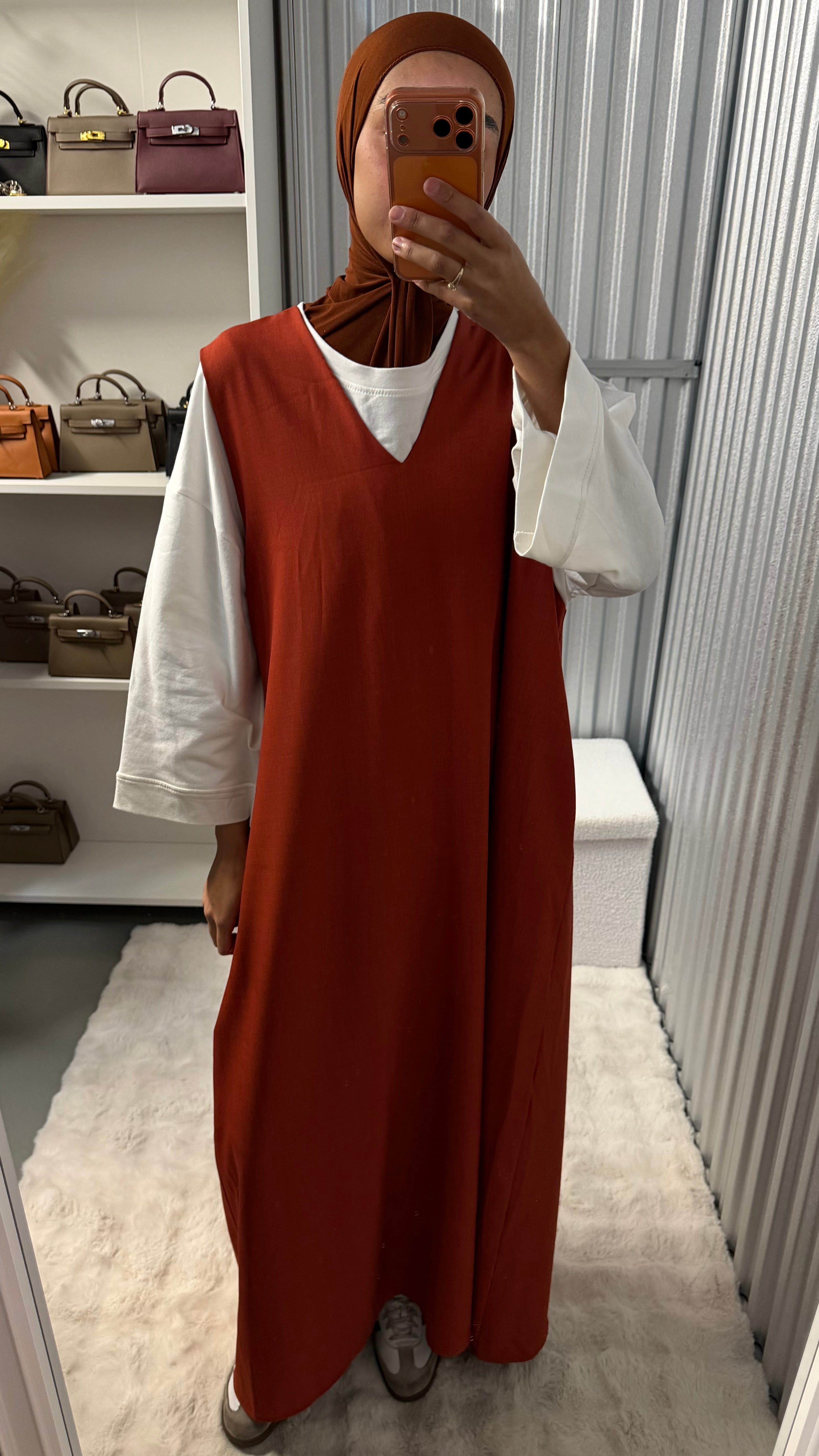 Robe col V