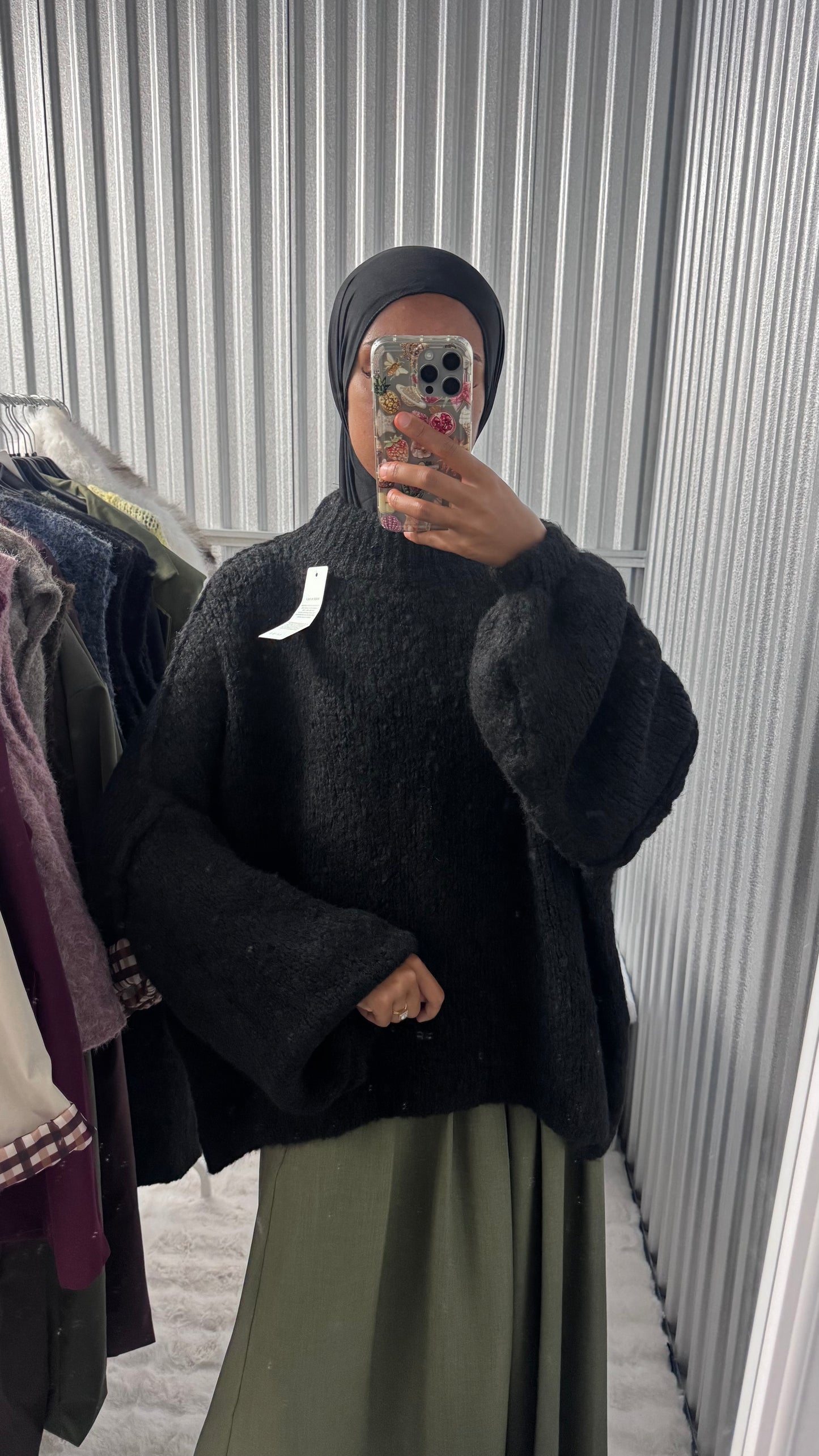 Pull col montant