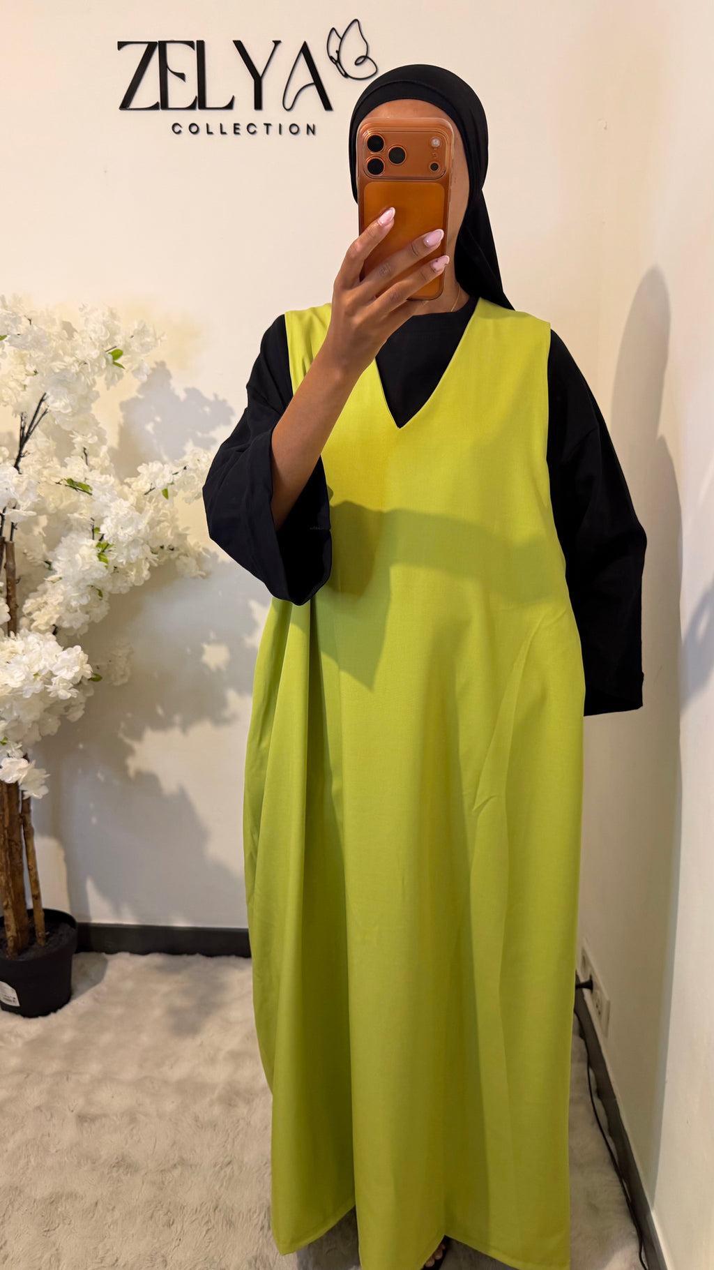 Robe col V