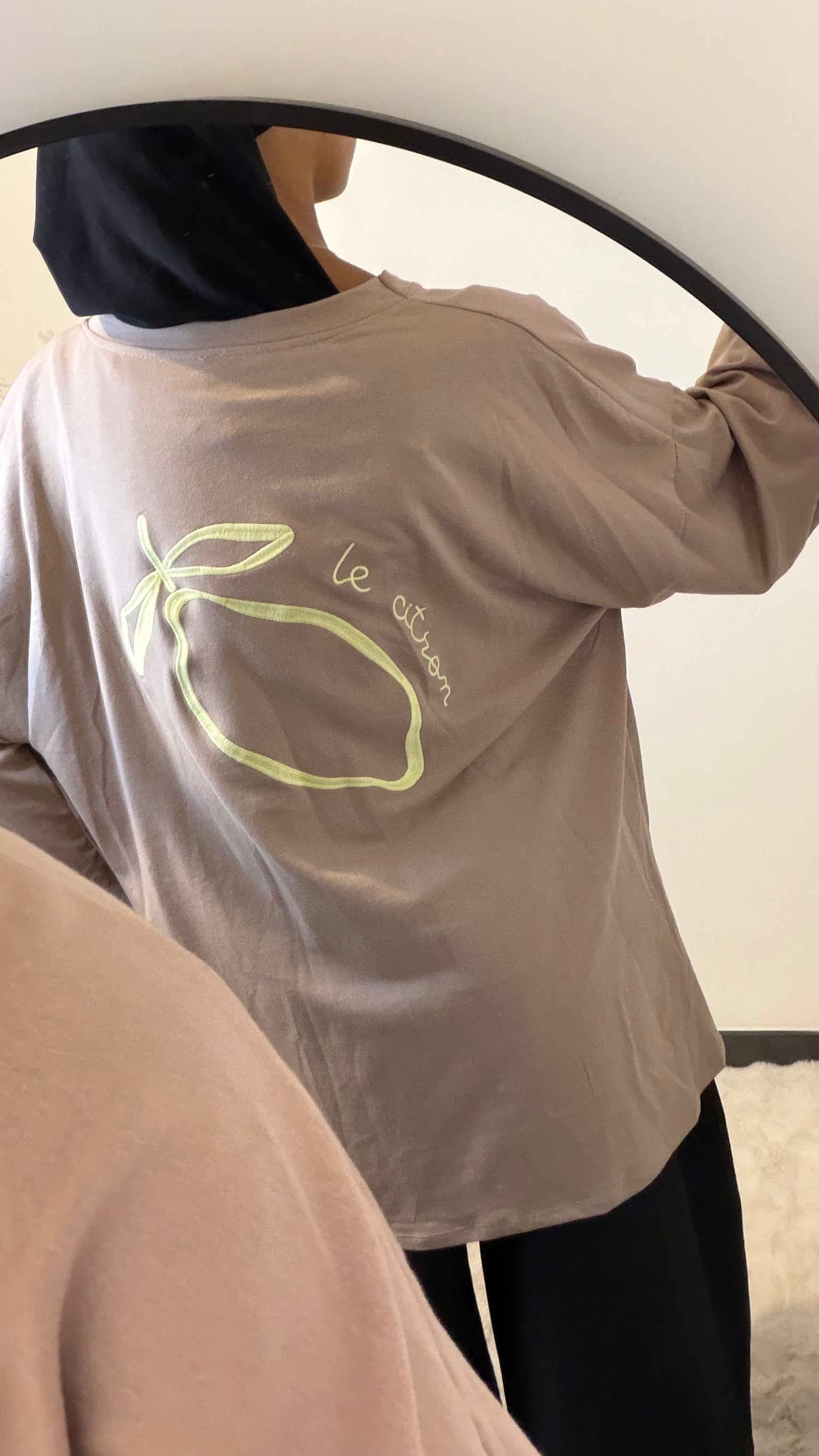 T shirt citron