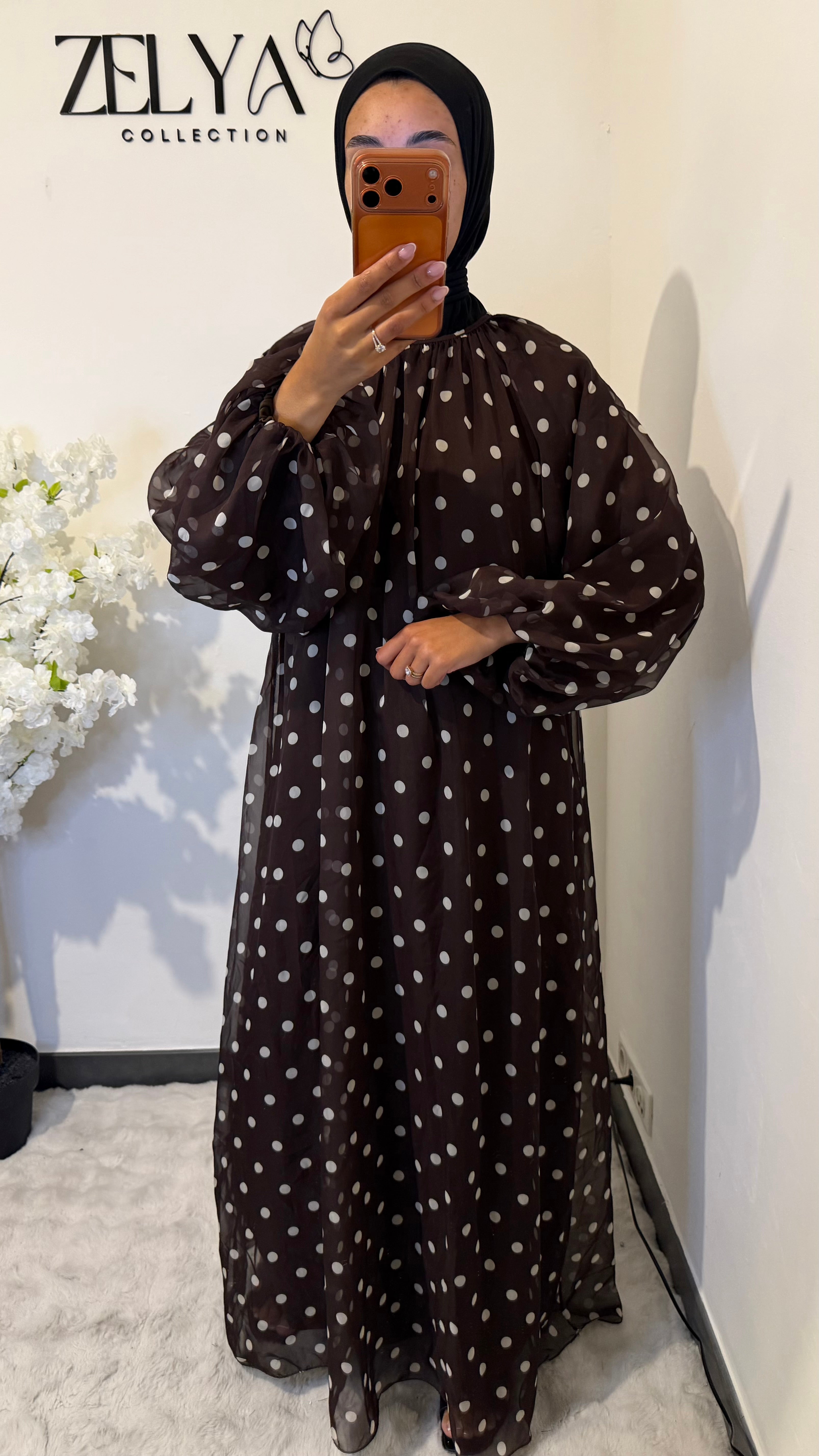 Robe à pois