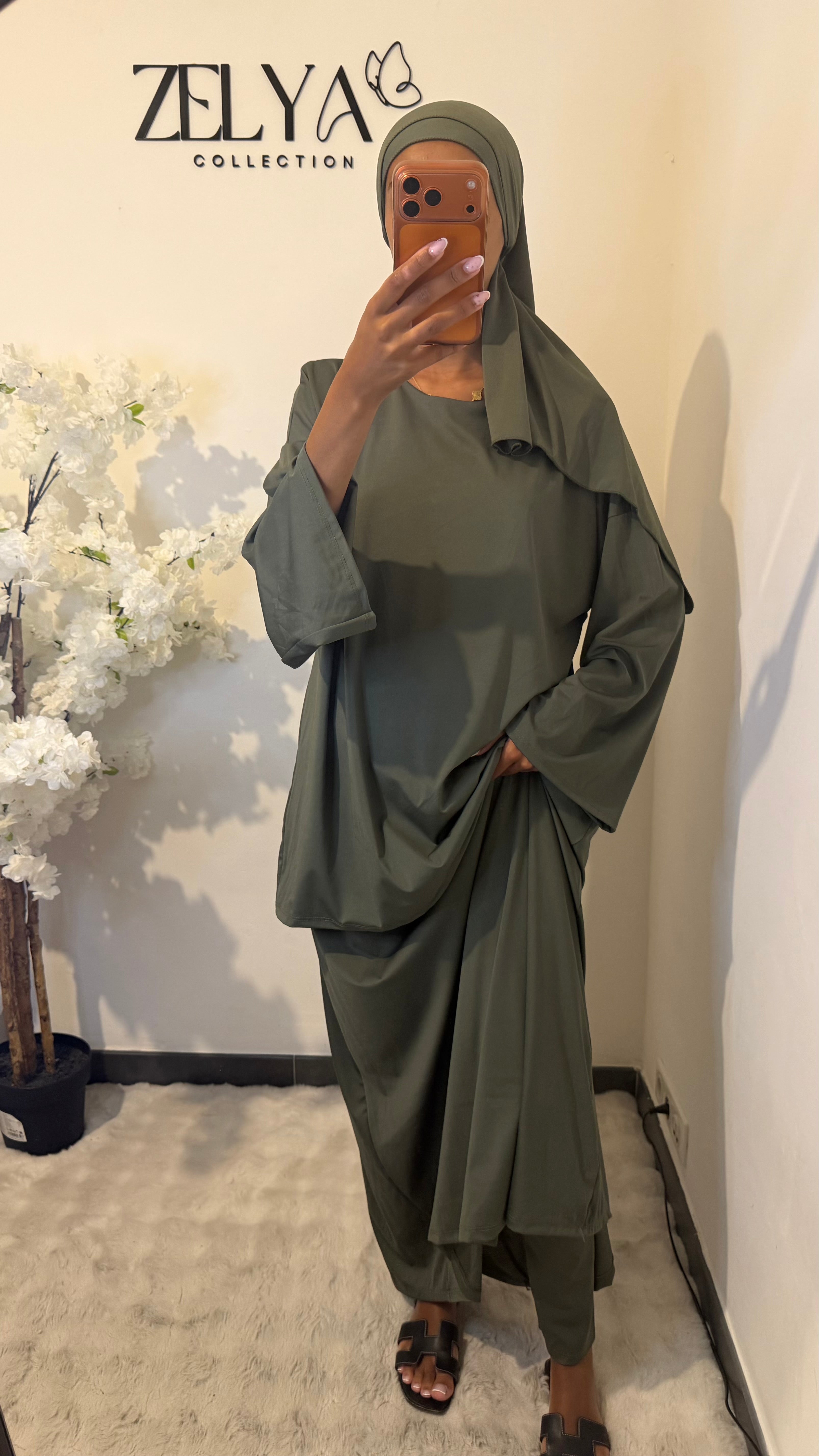 Burkini jupe avec pantalon intégré