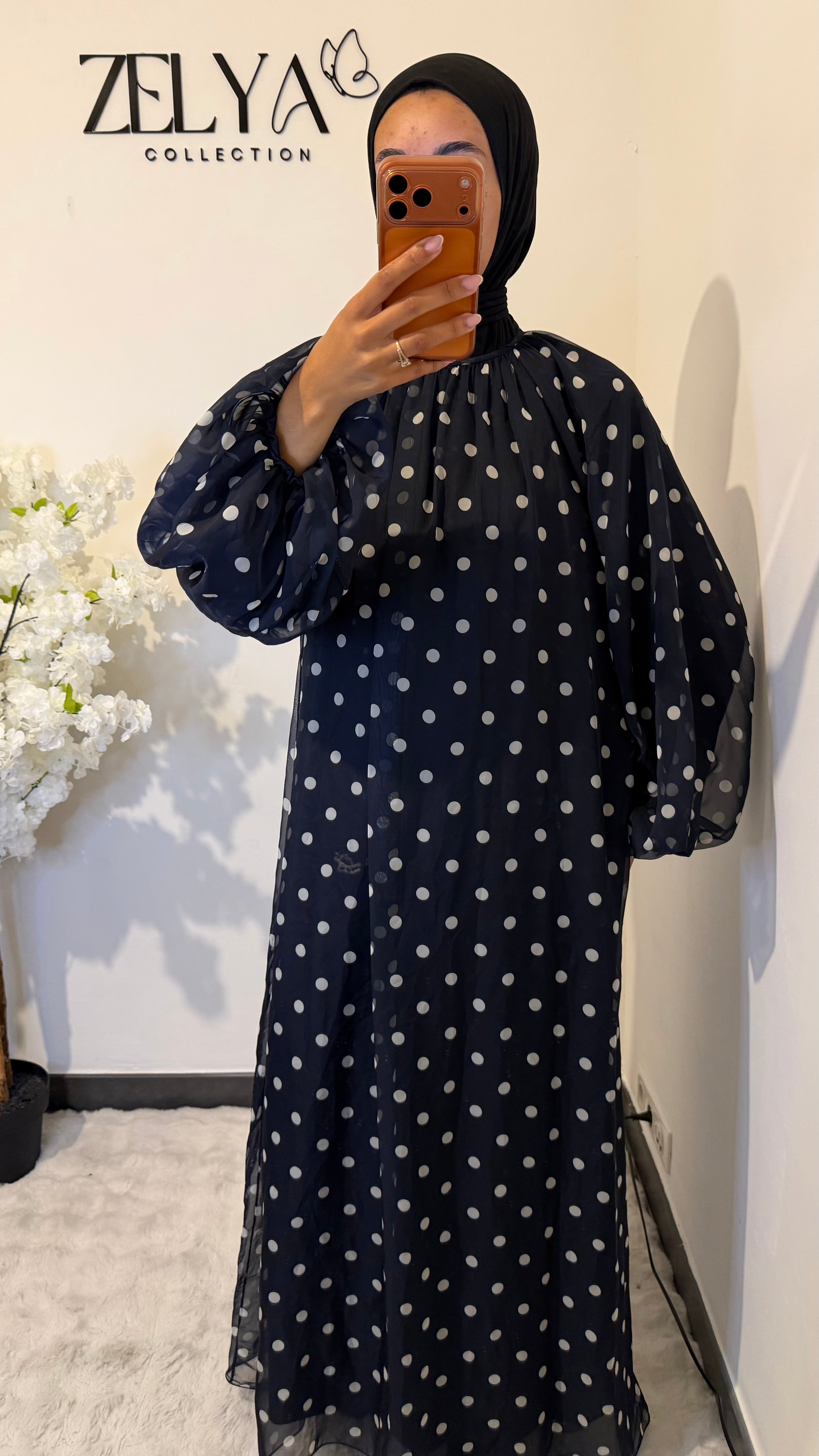 Robe à pois