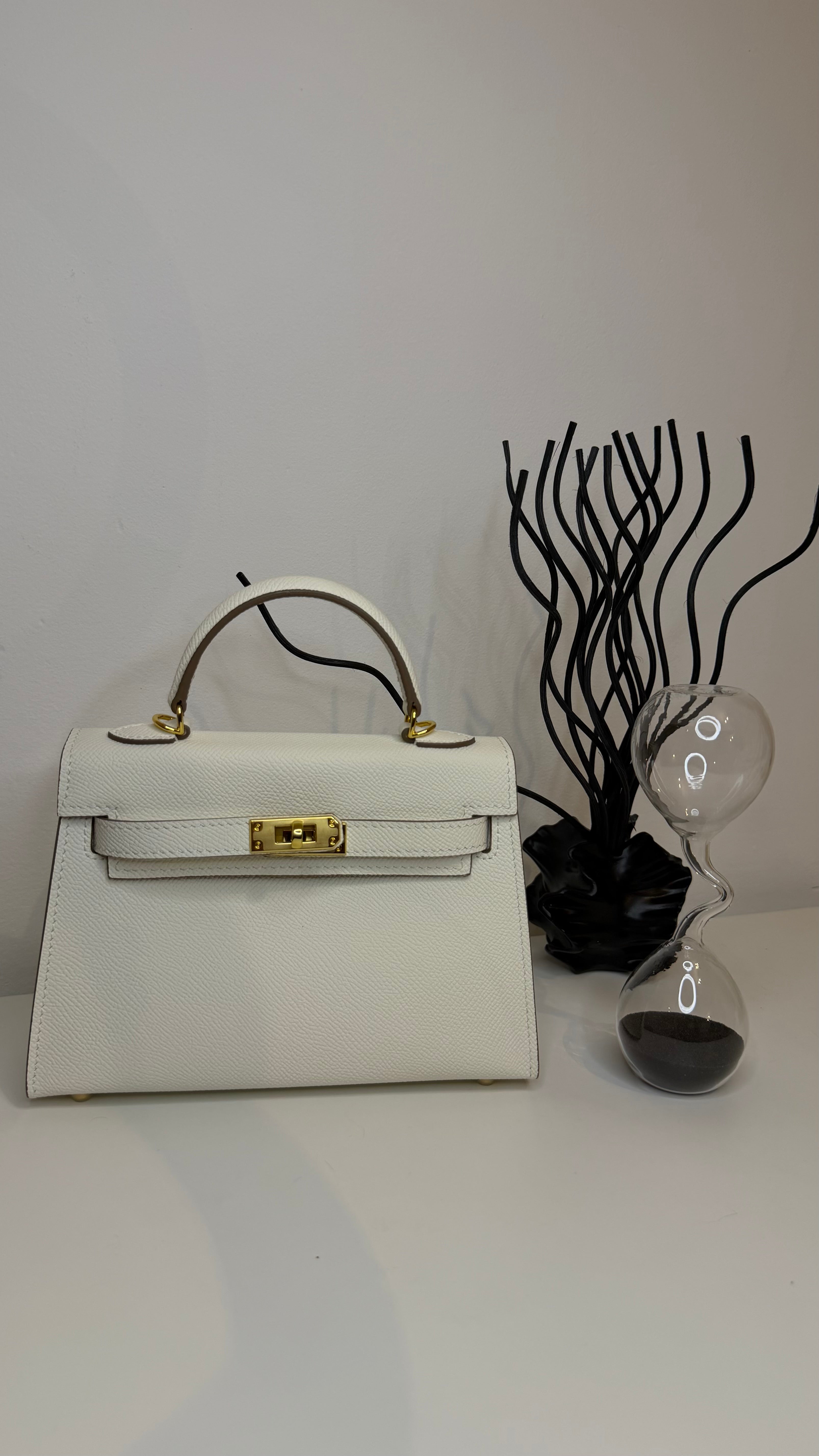 Sac K 19cm cuir véritable