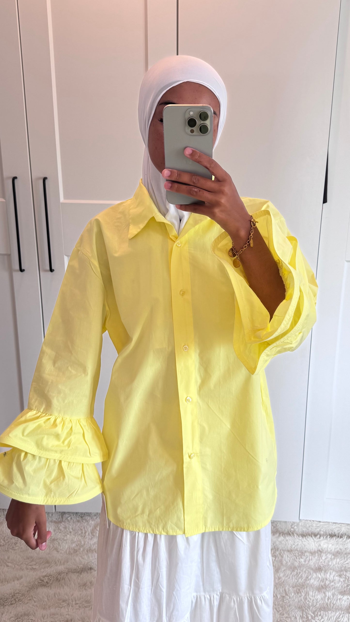Chemise manches bouffantes