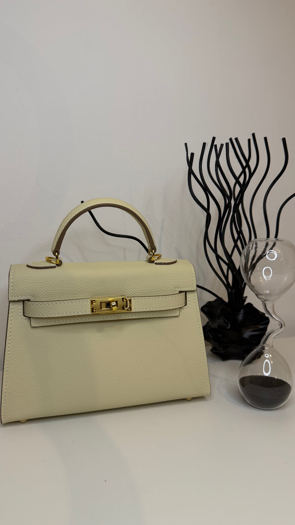 Sac K 19cm cuir véritable