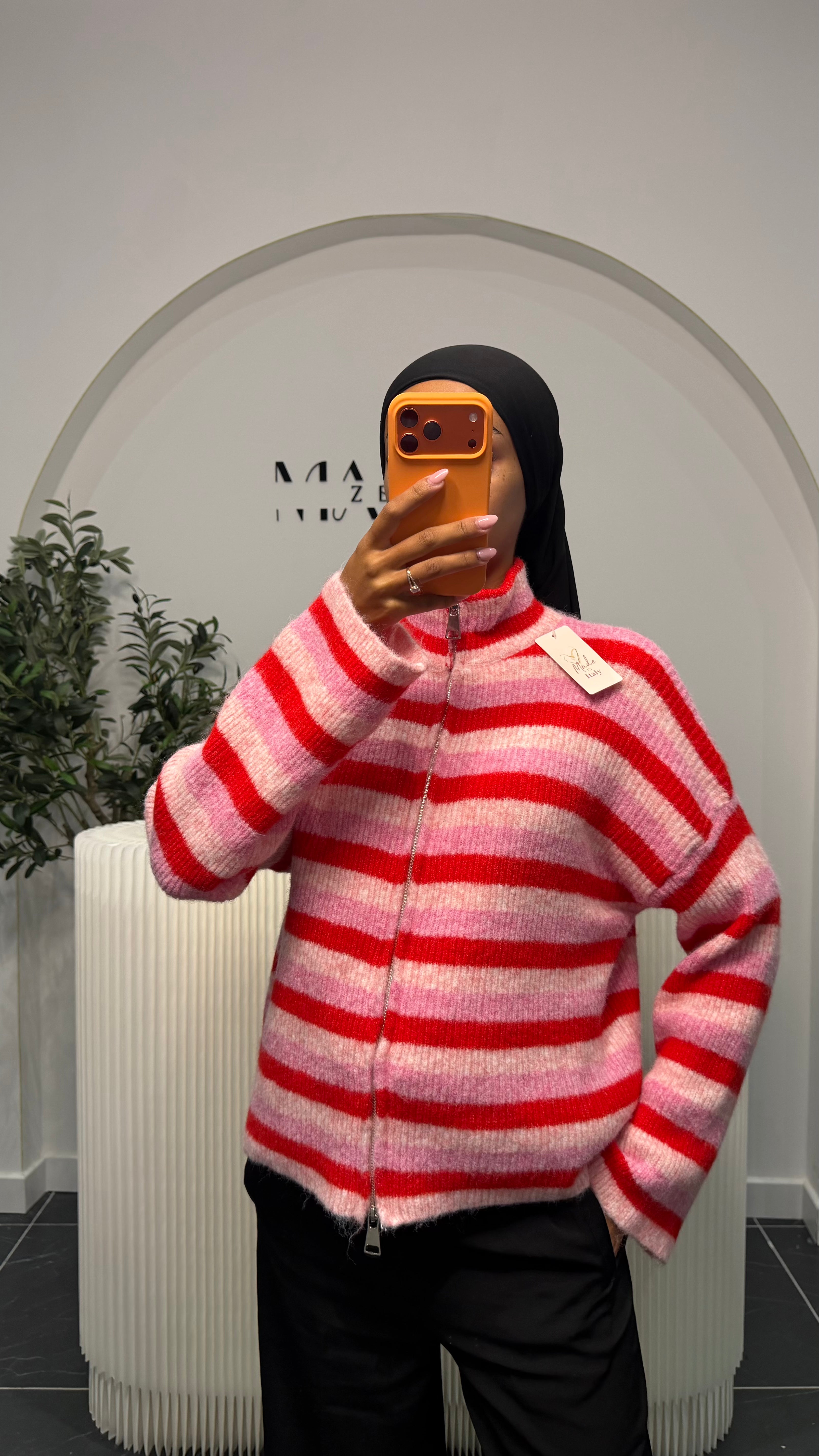 Gilet rayé